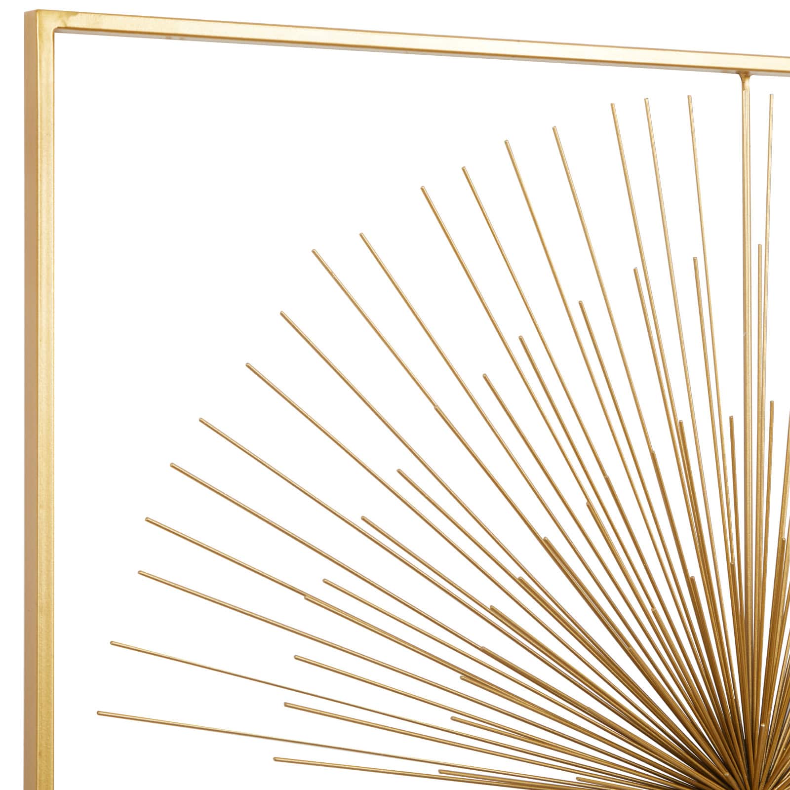 CosmoLiving by Cosmopolitan Gold Iron Modern Wall Décor
