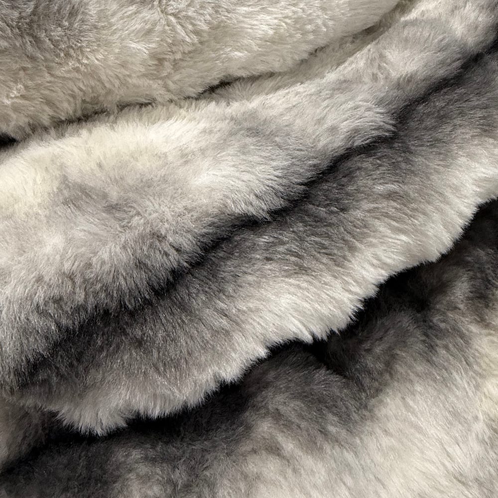 Feldman Gray Faux Chinchilla Fur