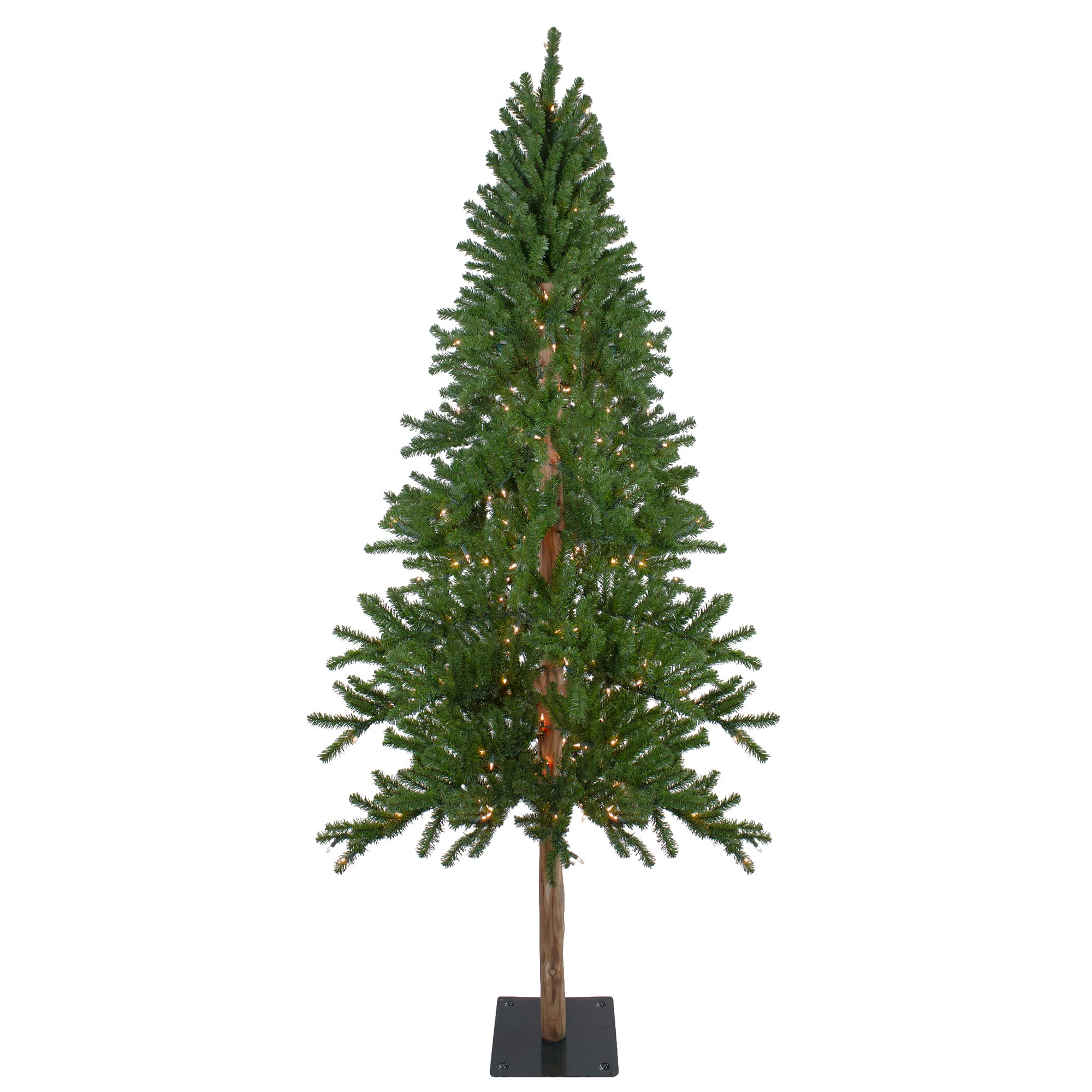 7Ft Pre-Lit Alpine Artificial Christmas Tree, Clear Lights By Northlight in Green | 7 ft | Michaels®
