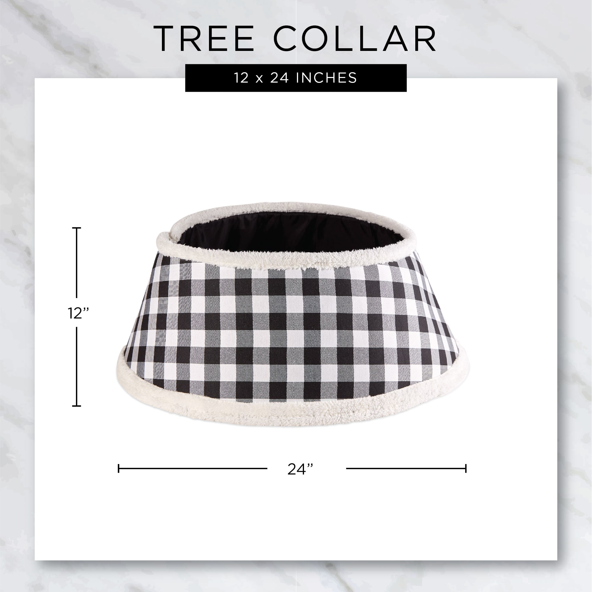 DII® Red Holiday Tree Collar