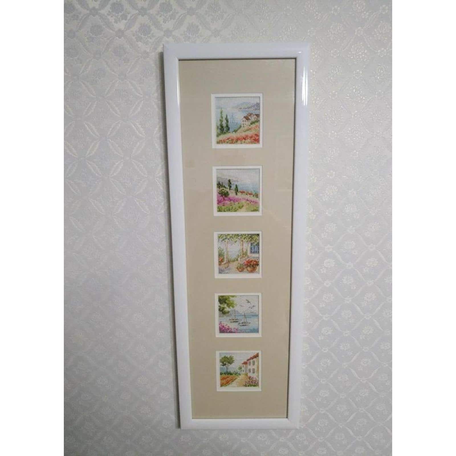Alisa Lavender At The Sea Cross Stitch Kit