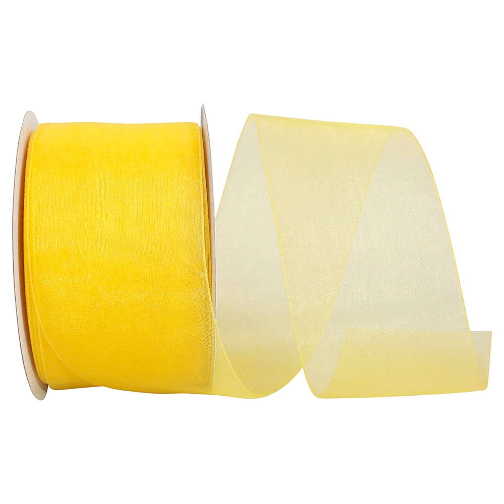 JAM Paper 2.5" x 50yd. Chiffon Mono Sheer Ribbon
