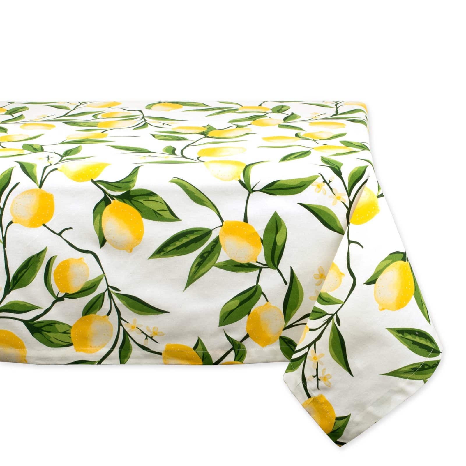 DII® 84" Lemon Bliss Print Tablecloth