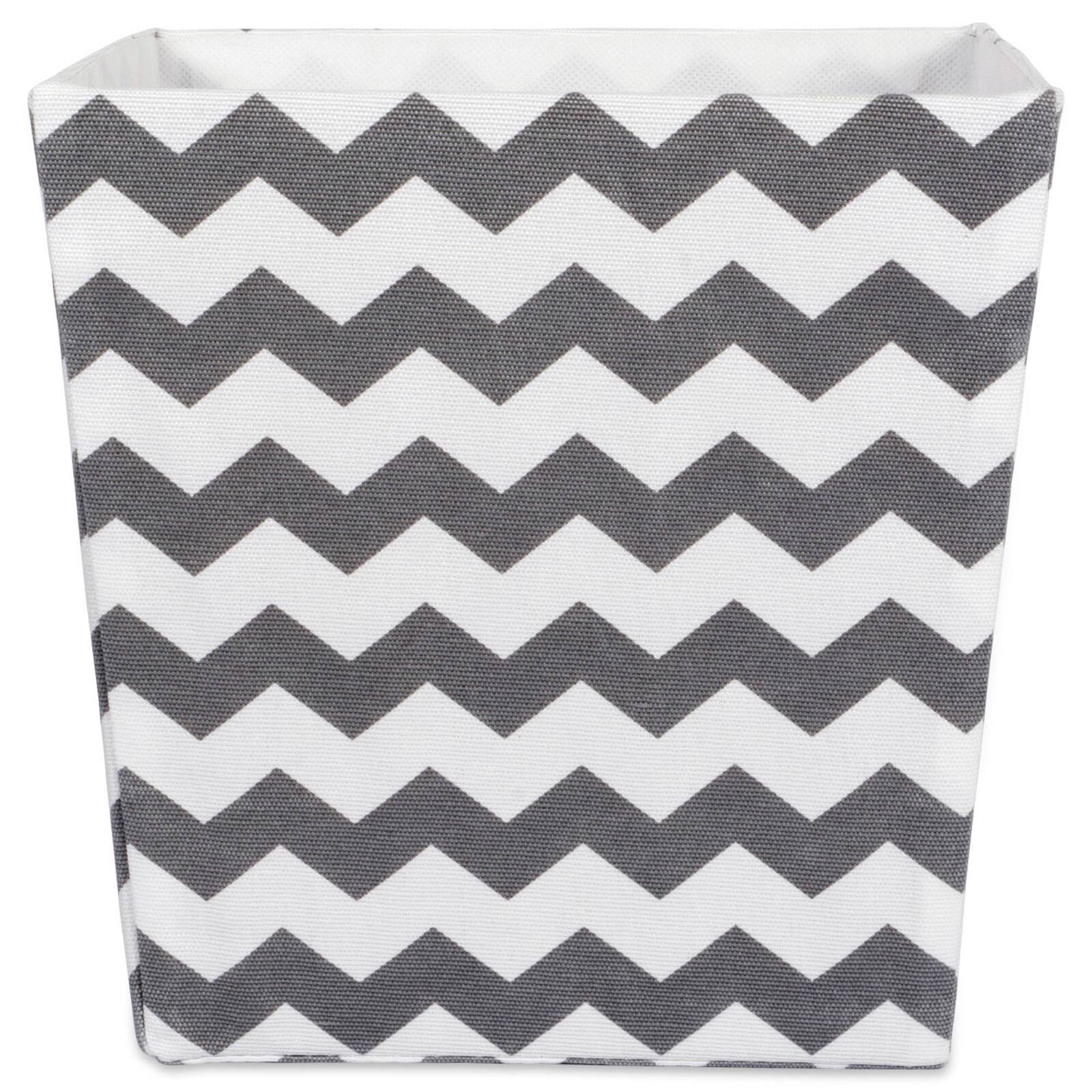 DII® 11" Trapezoid Polyester Chevron Storage Bin