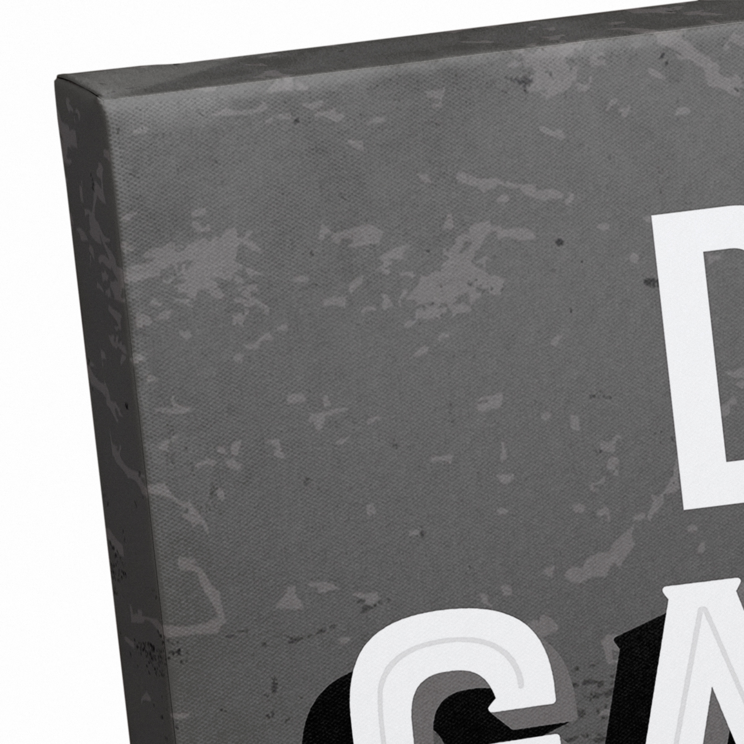 Garage Gray Dad Canvas Wall Art