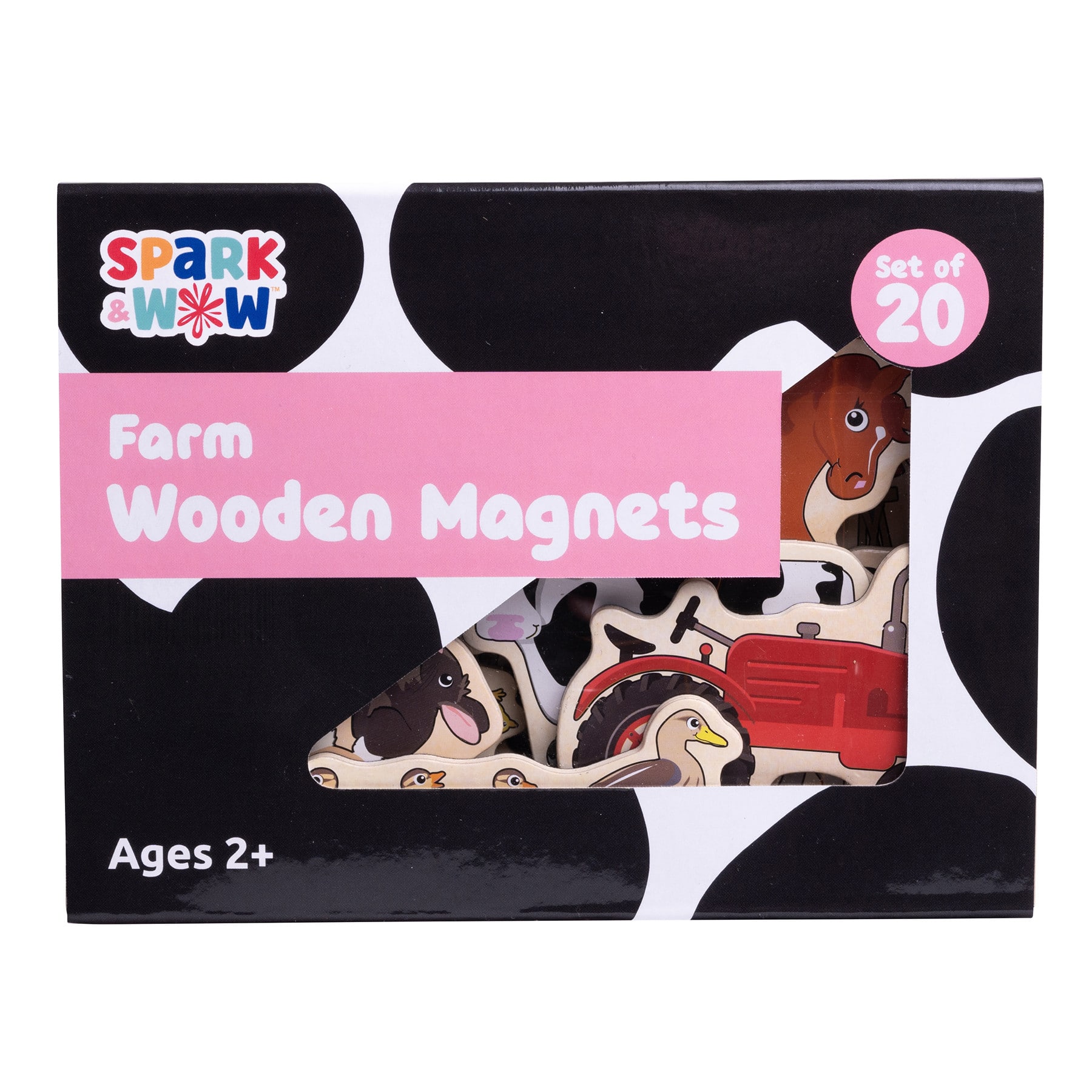 Spark & Wow Wooden Farm Magnets Set