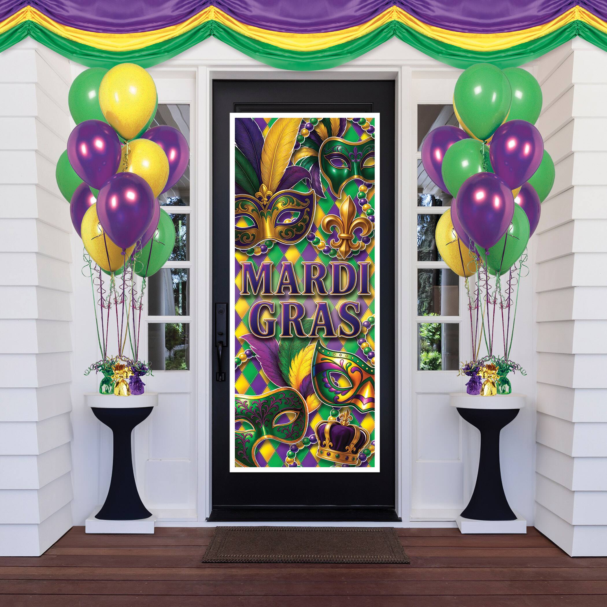 Beistle 6ft. Mardi Gras Door Covers, 2ct.
