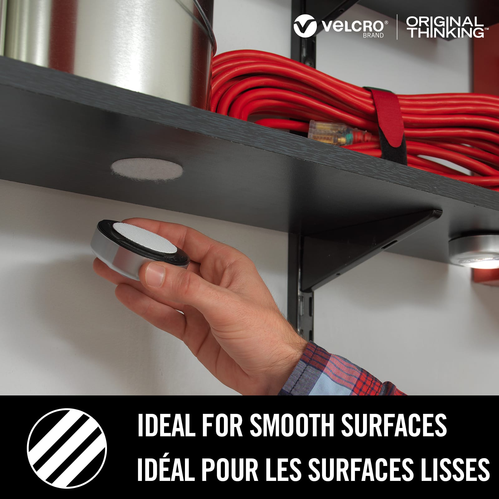 VELCRO® Brand Industrial Strength White Adhesive Roll