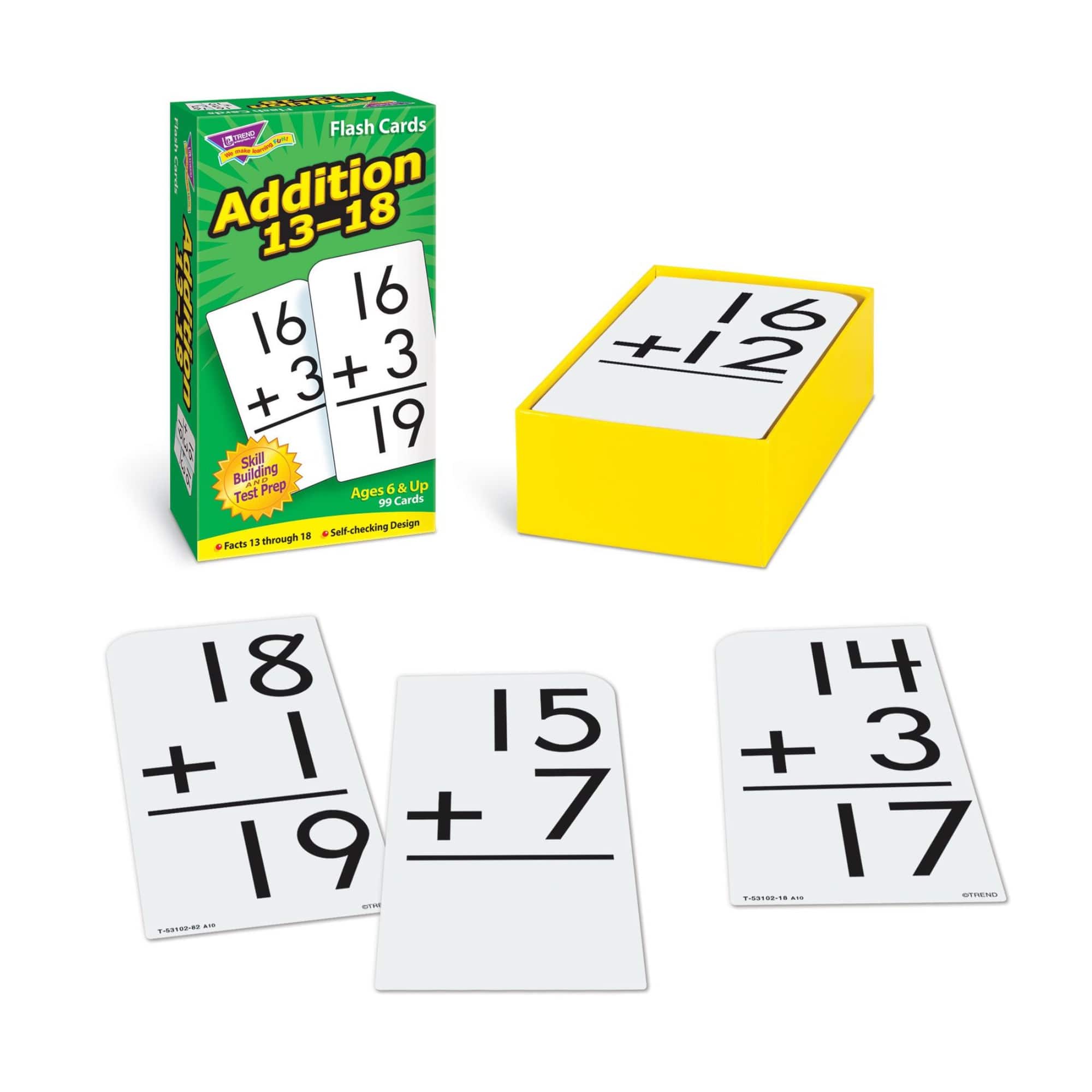 Trend Enterprises® Addition 13-18 Skill Drill Flash Cards