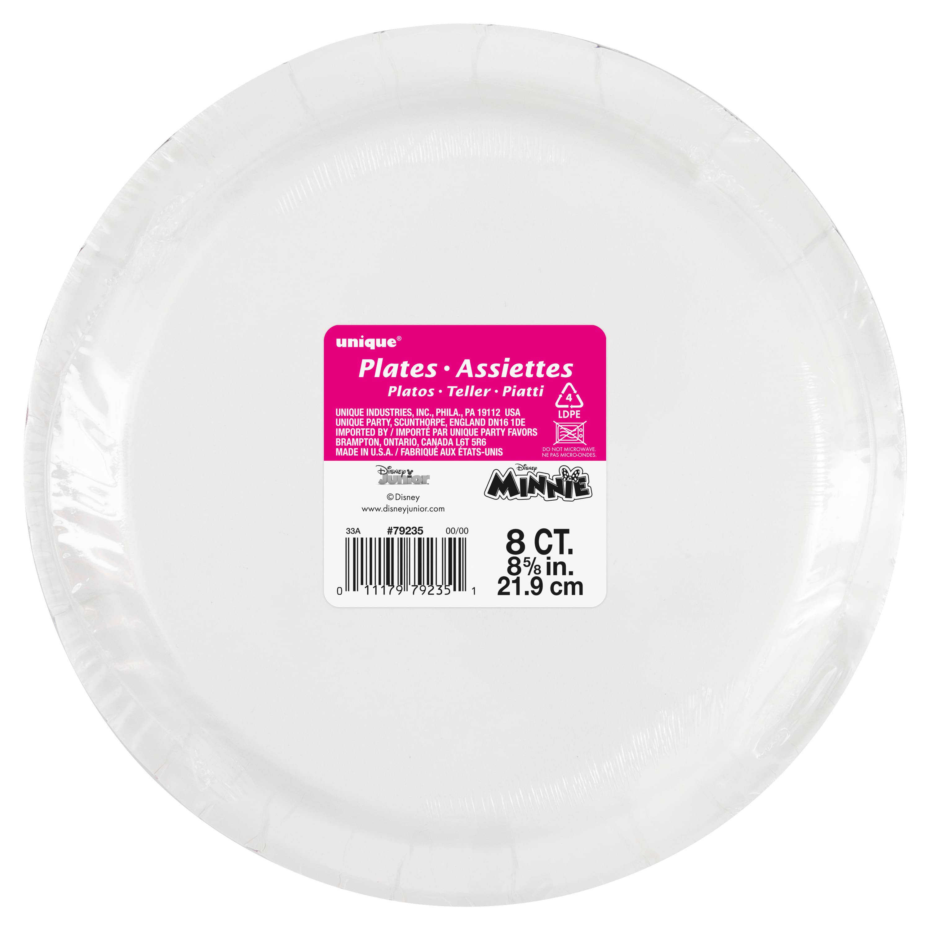 Disney® Minnie 9" Paper Plates, 8ct.