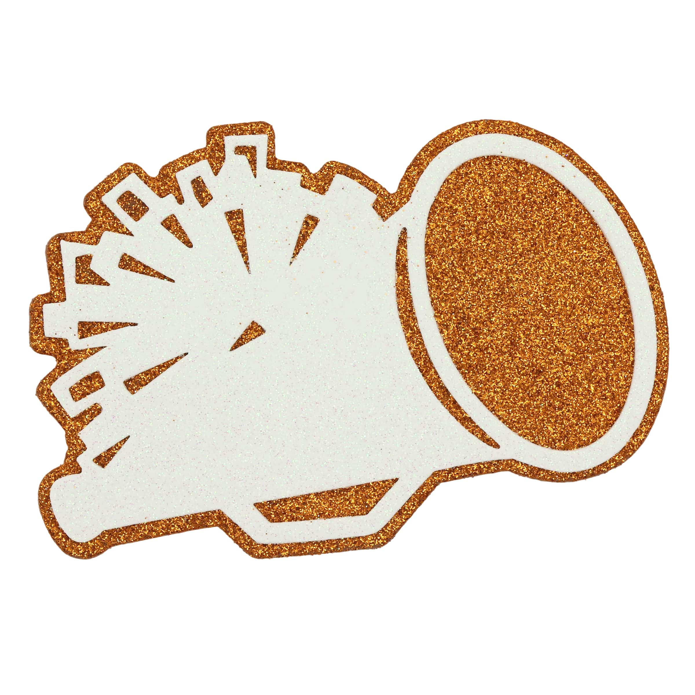 Glitter Megaphone Foam Sticker by Celebrate It
