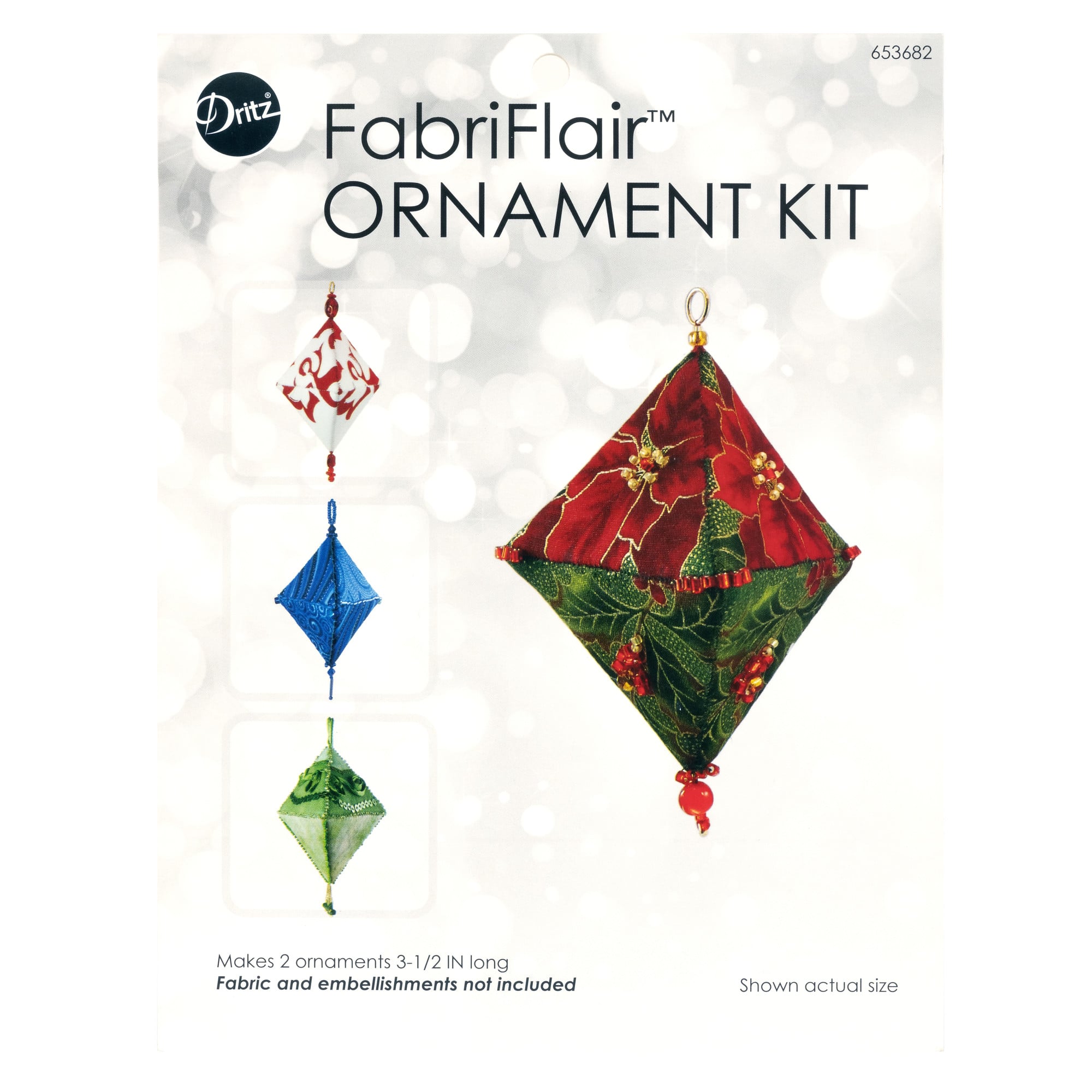 Dritz® FabriFlair 3.5" Trilliant Pattern Ornament Kit