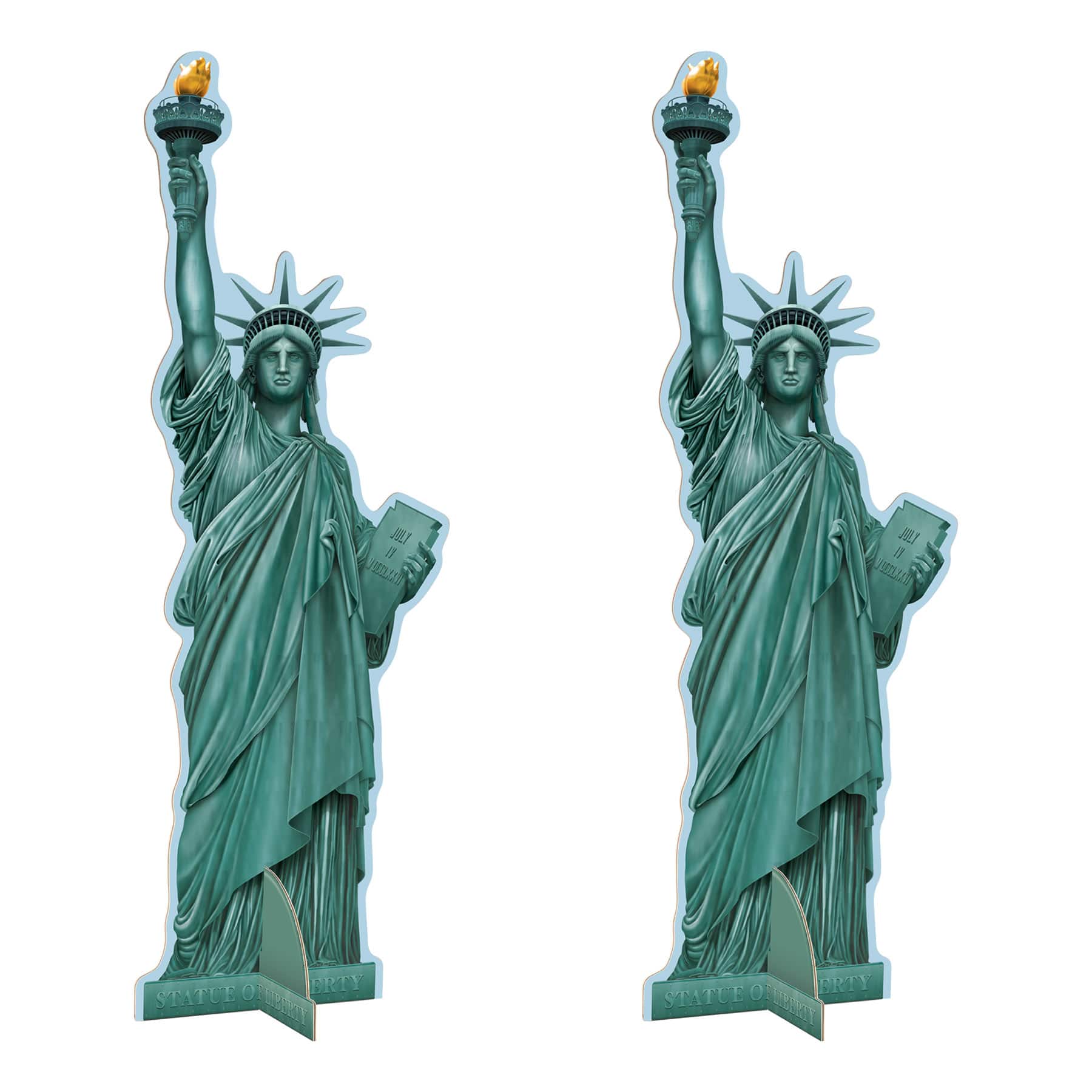 Beistle 16.75" 3D Statue of Liberty Centerpieces, 2ct.