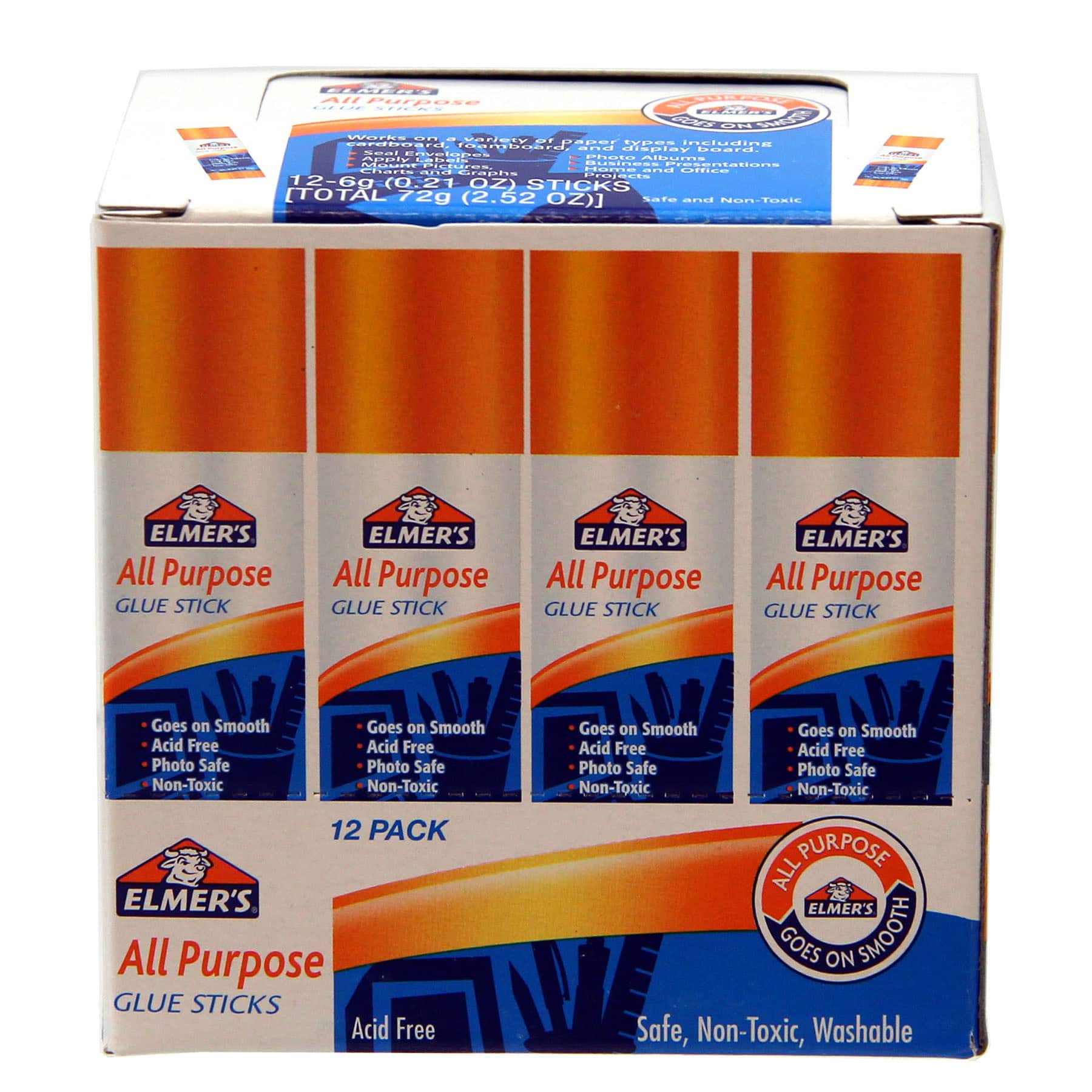 Elmer's® 0.21oz. All Purpose Glue Stick, 3 Packs of 12