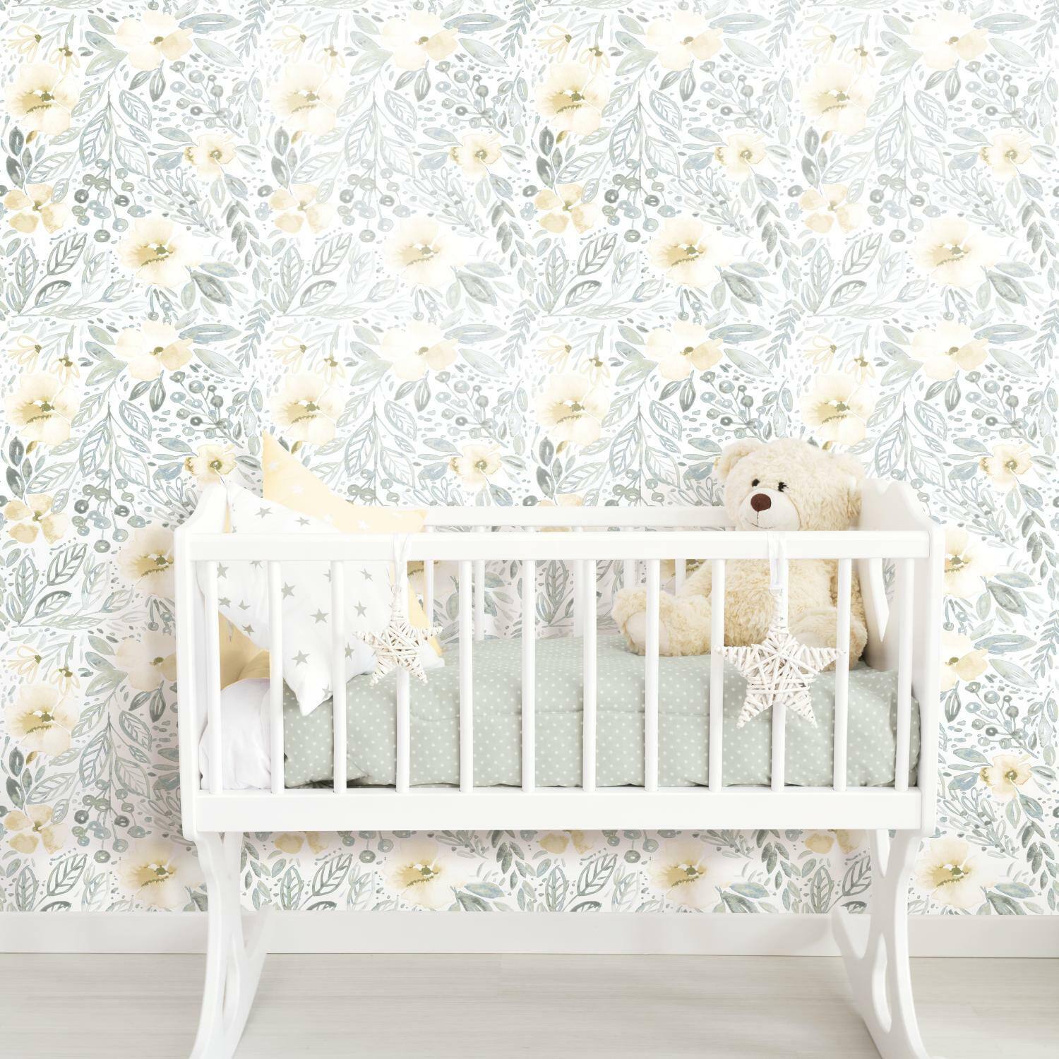 RoomMates Clara Jean April Showers Peel & Stick Wallpaper