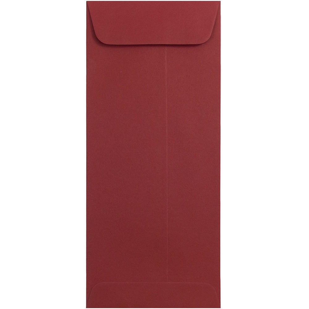 JAM Paper 4.125" x 9.5" Dark Red Policy Business Premium Envelopes