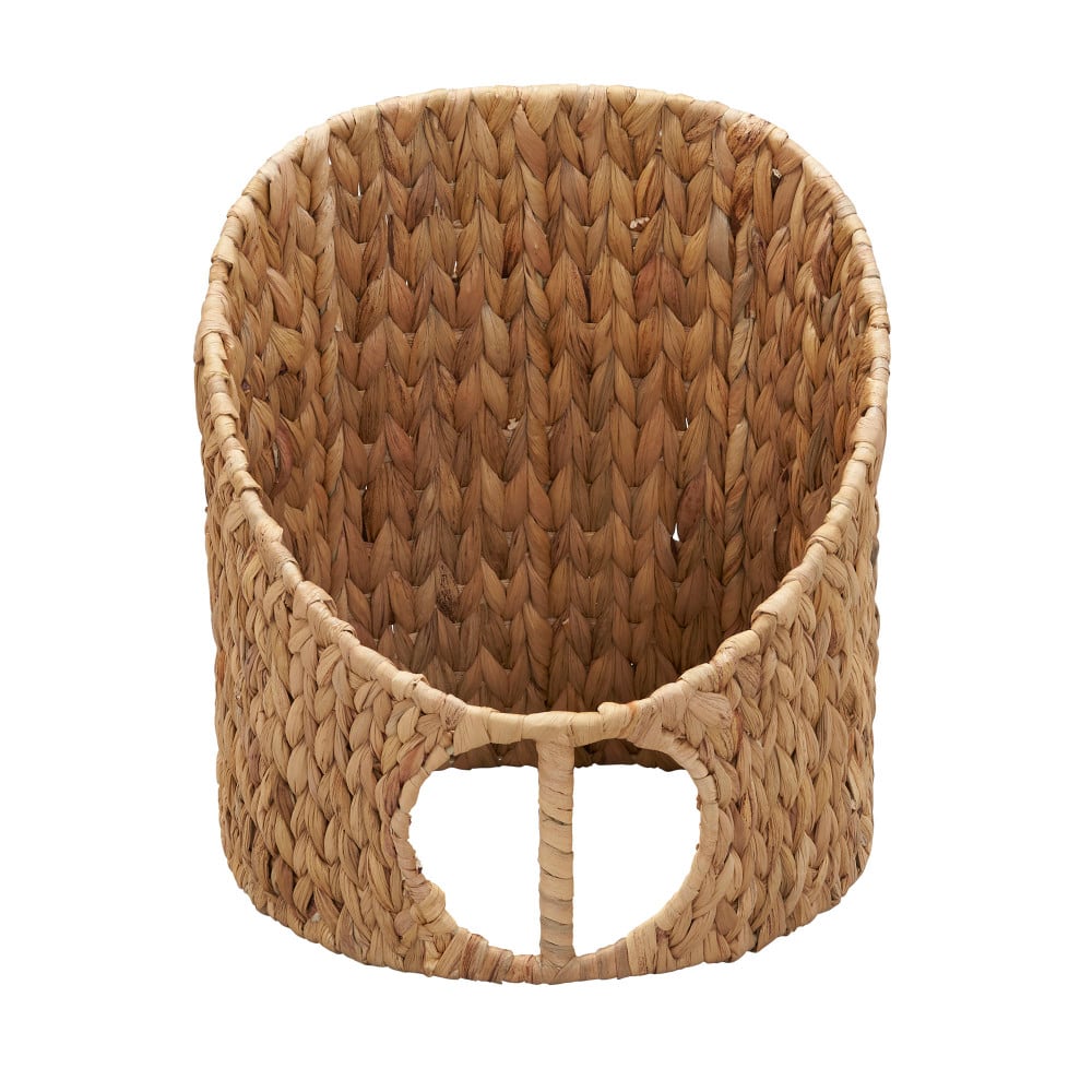 Household Essentials 15.5" Oval Hyacinth Magazine Rack