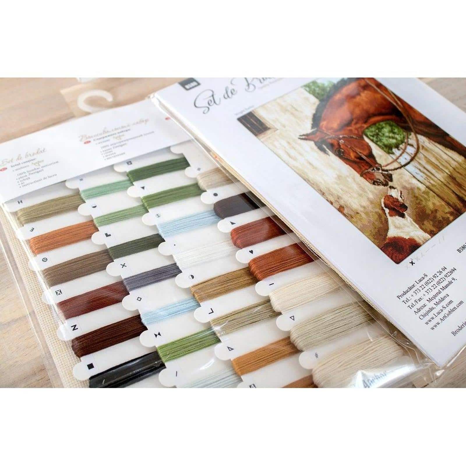 Luca-s Hunter And Foxhound Counted Cross Stitch Kit