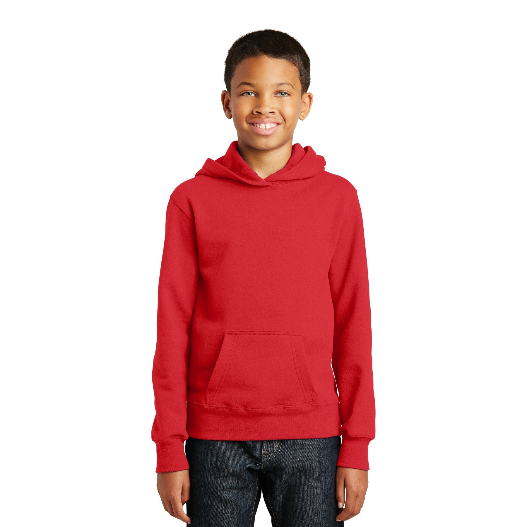 Port & Company® Fan Favorite Youth Fleece Pullover Hooded Sweatshirt