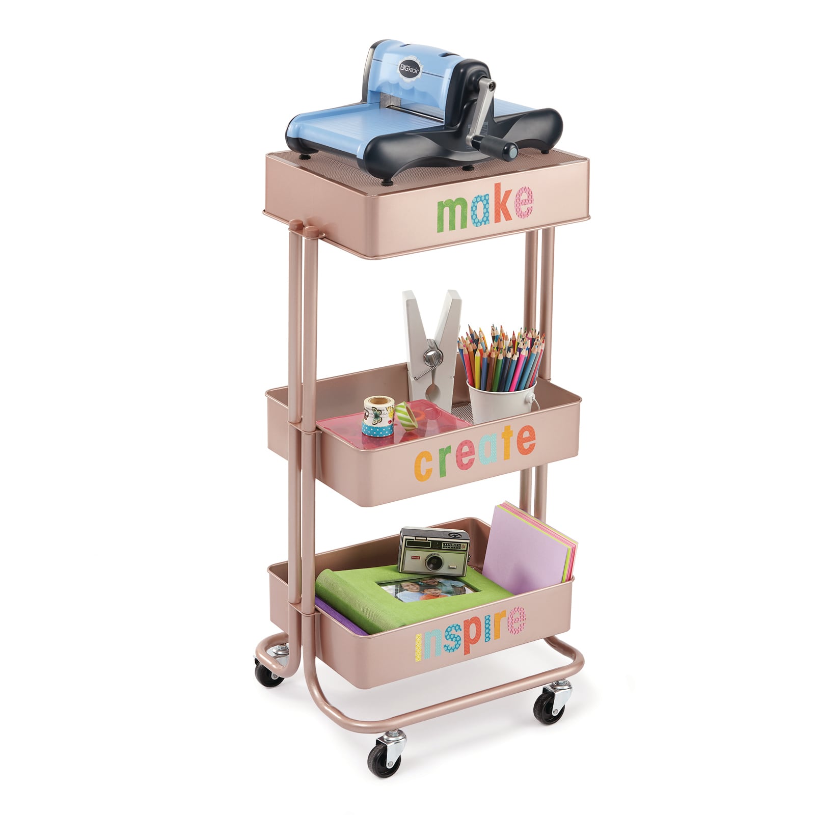 Lexington 3-Tier Rolling Cart by Simply Tidy®