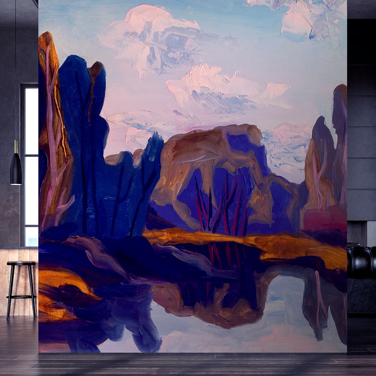 Designs Direct Painterly Highlands Wall Mural