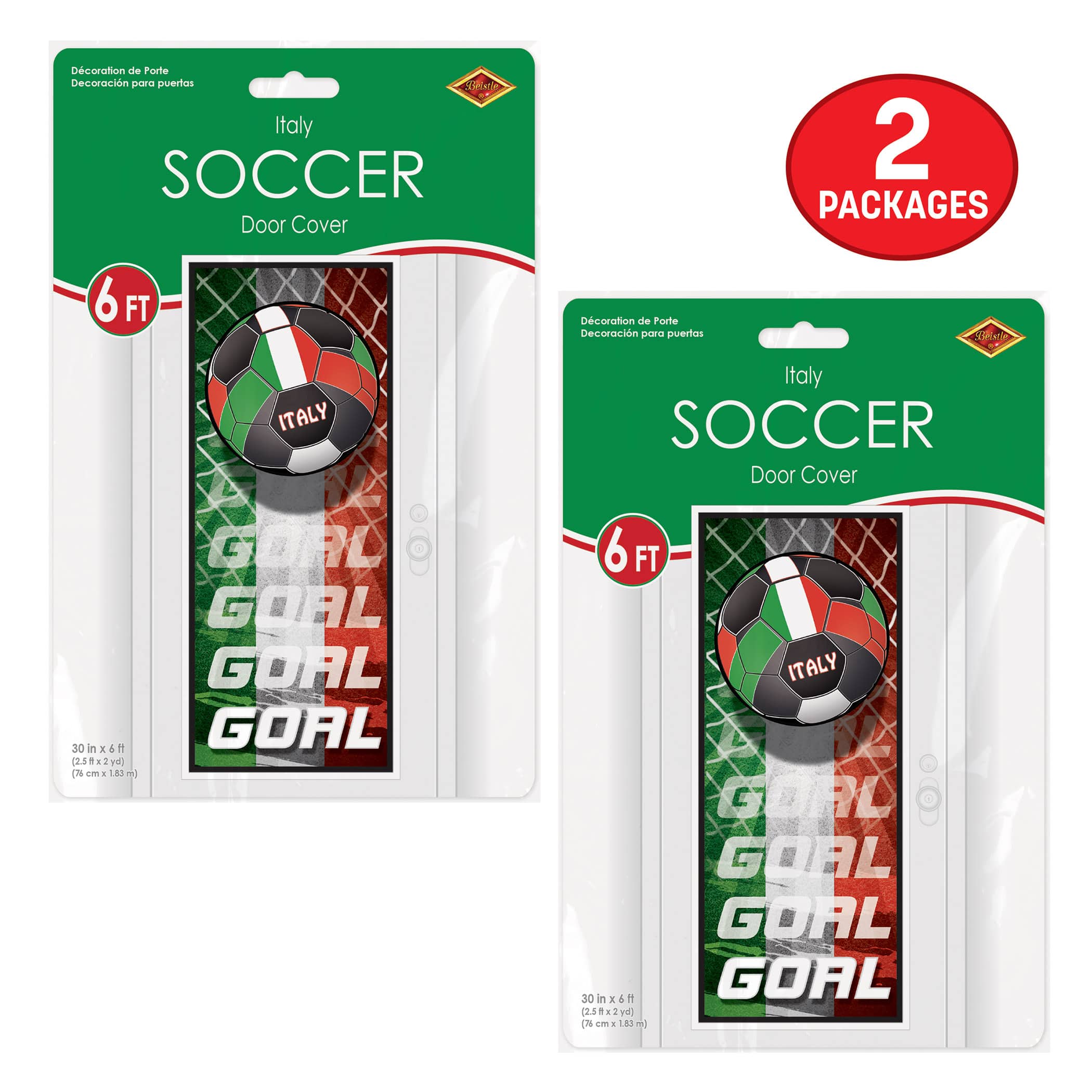 Beistle 6ft. Soccer Door Covers