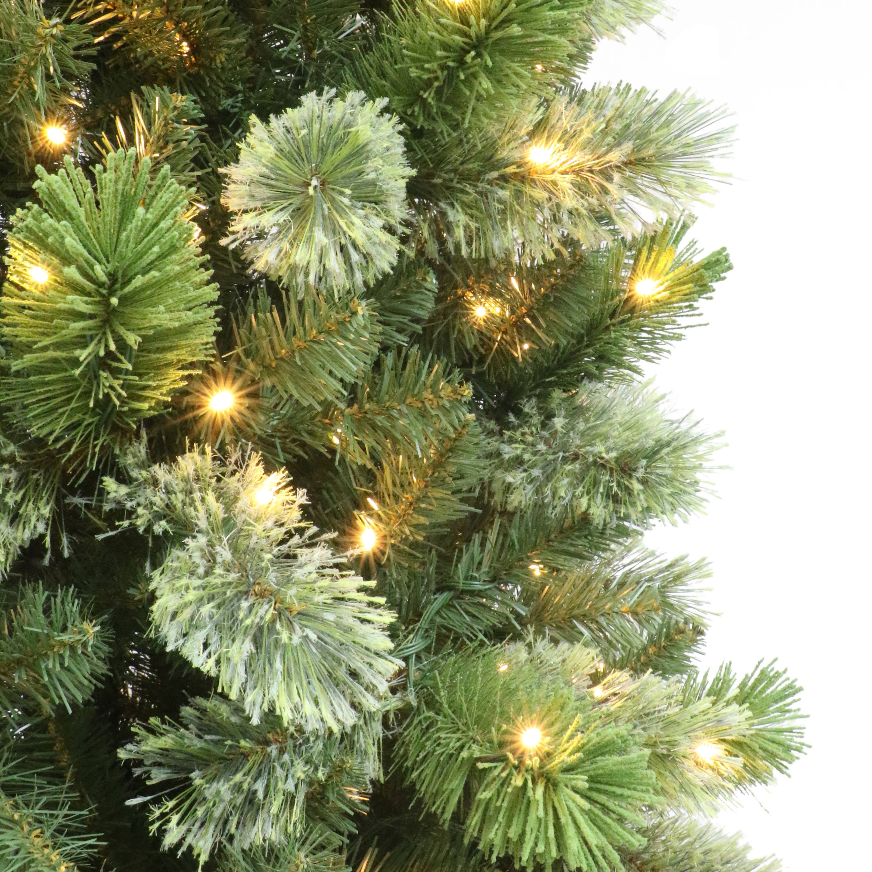 6.5ft. Pre-Lit LED Oklahoma Pine Artificial Christmas Tree