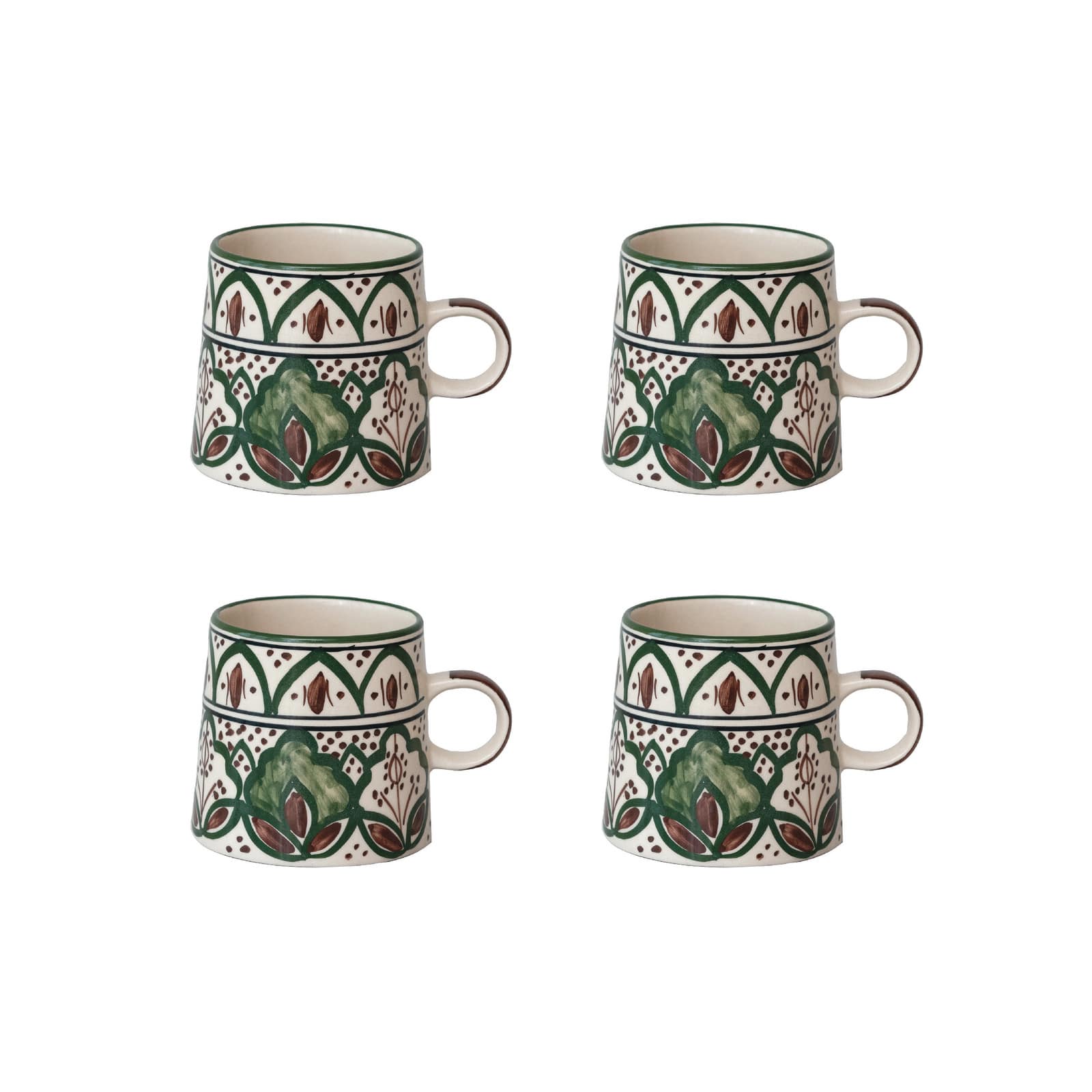 Hello Honey® 3.75" Round Botanical Bliss Stoneware Mug