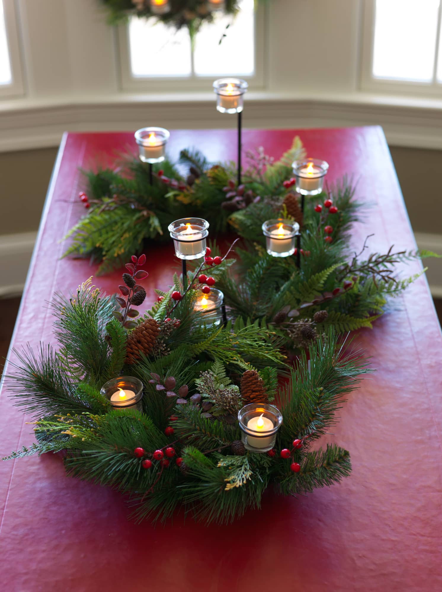 Black Metal Tiered Votive Holder Stand Set