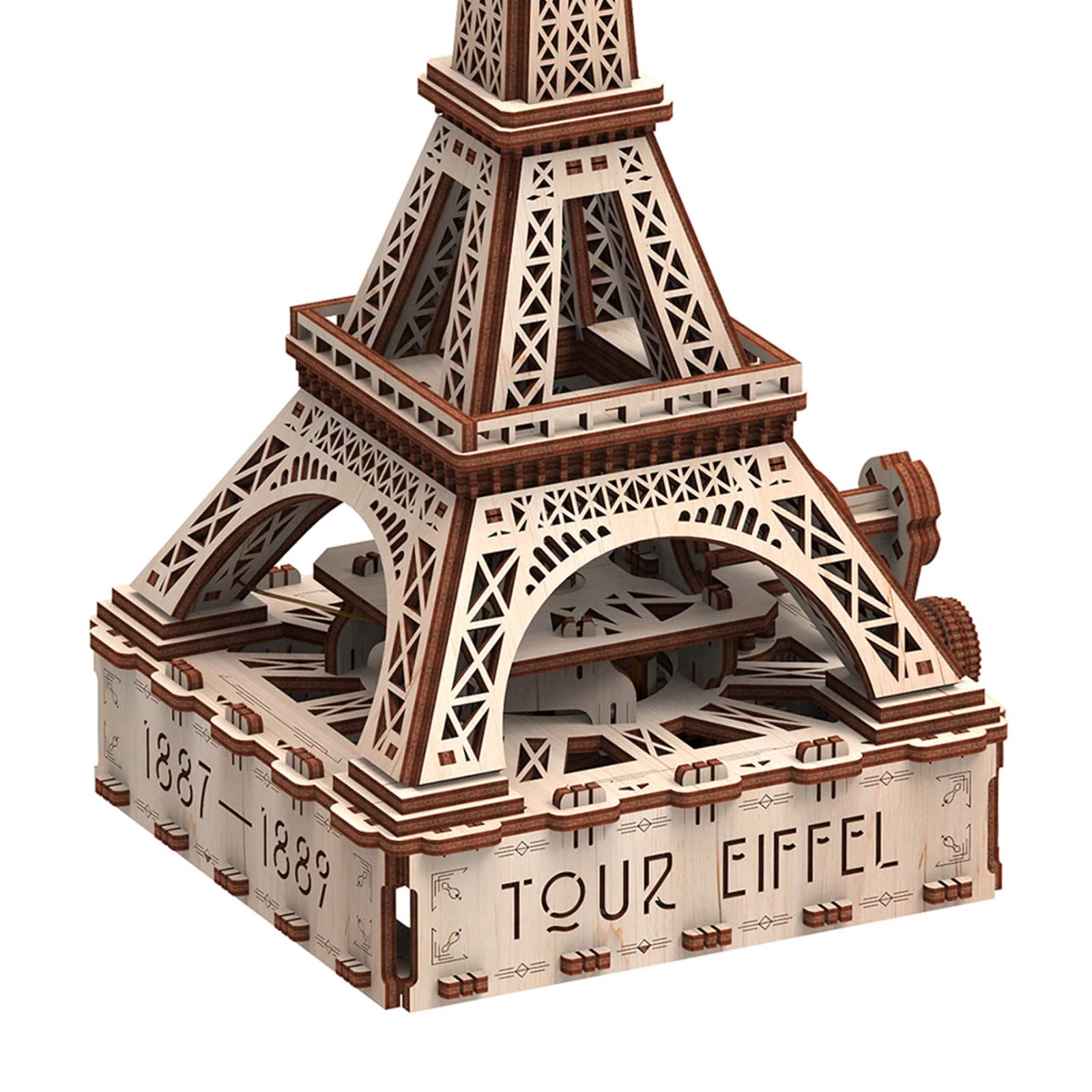 Mr. Playwood  Eiffel Tower Eco-Light 3D Wooden STEM Model Kit