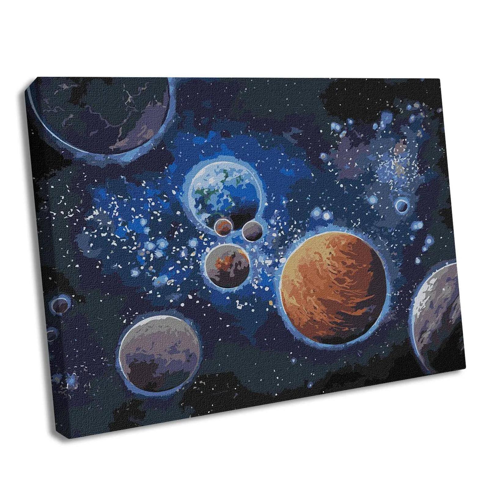 Ideyka Secrets of the Worlds Painting by Numbers Kit