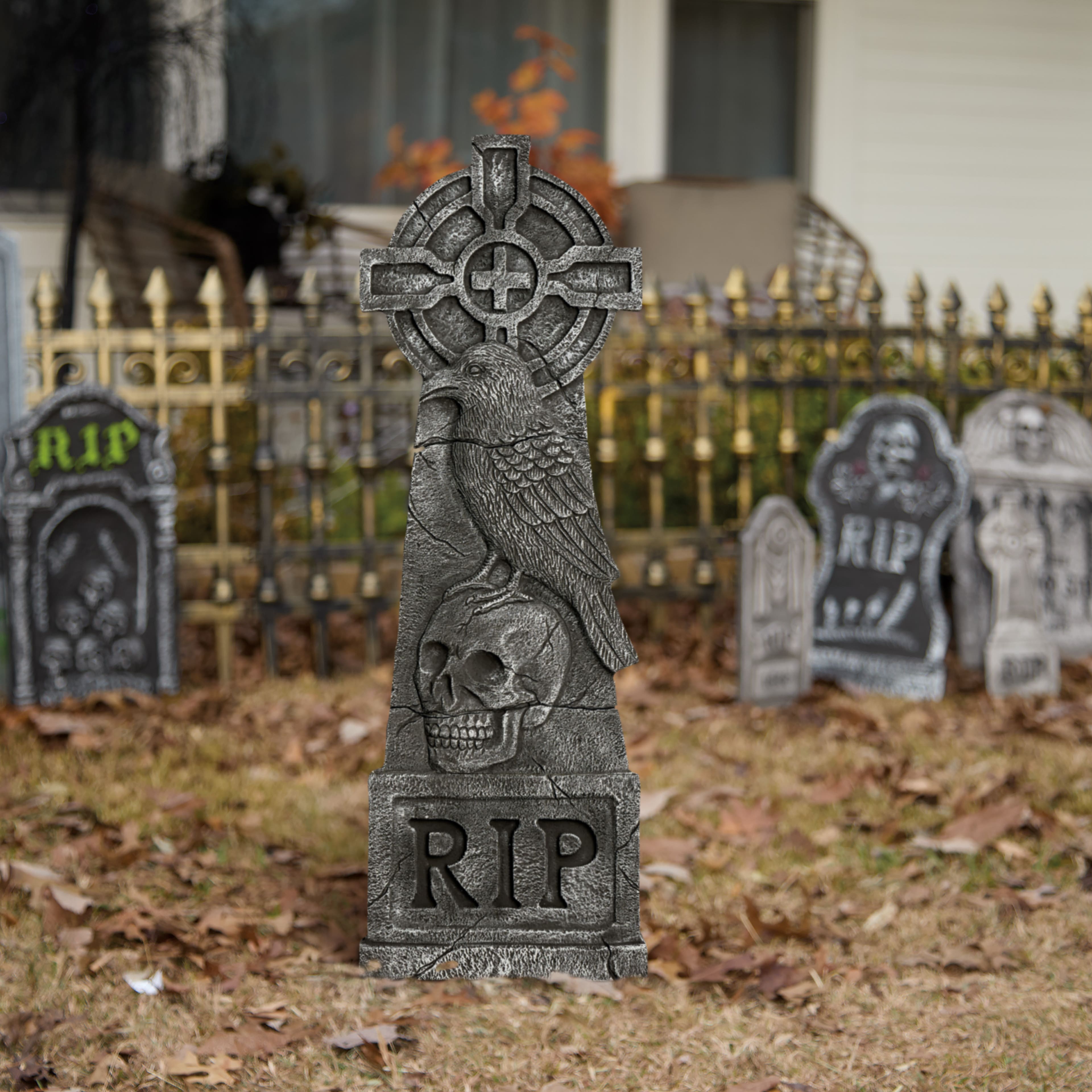 Michaels, 5ft. RIP Tombstone Accent by Ashland® – Category: Halloween Tabletop Decor