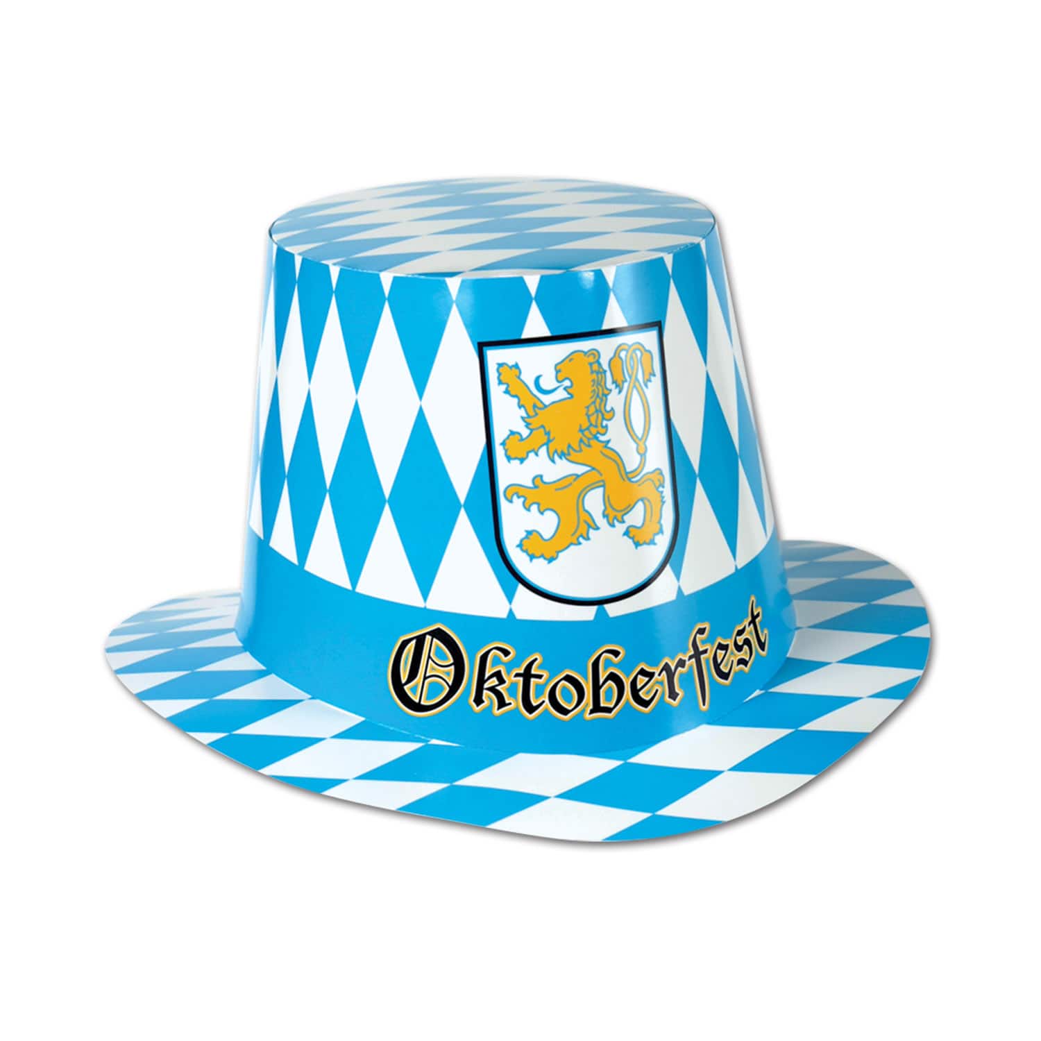 Beistle Blue & White Oktoberfest Hi-Hats, 5ct.