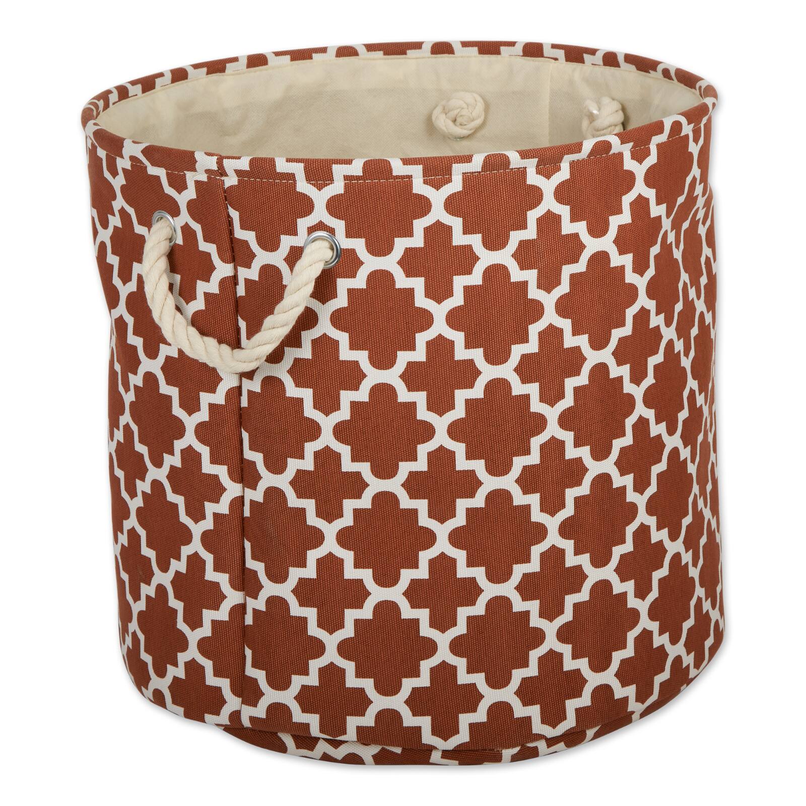 DII® Large Round Polyester Lattice Bin