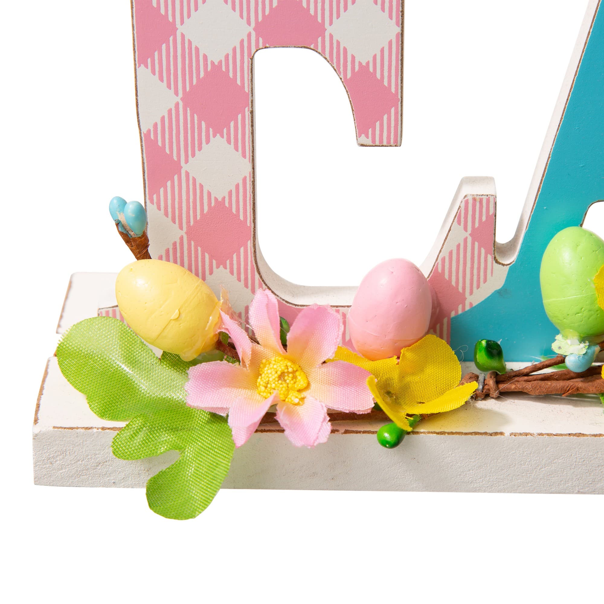 Glitzhome® 16" Wooden Easter Table Décor