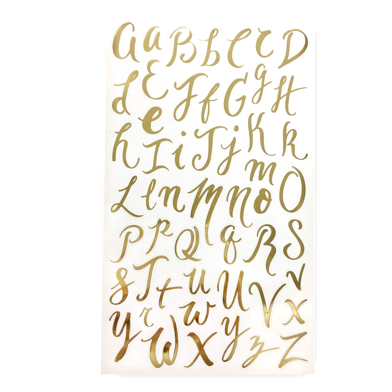 12 Pack: Gold Alphabet Stickers by Recollections™