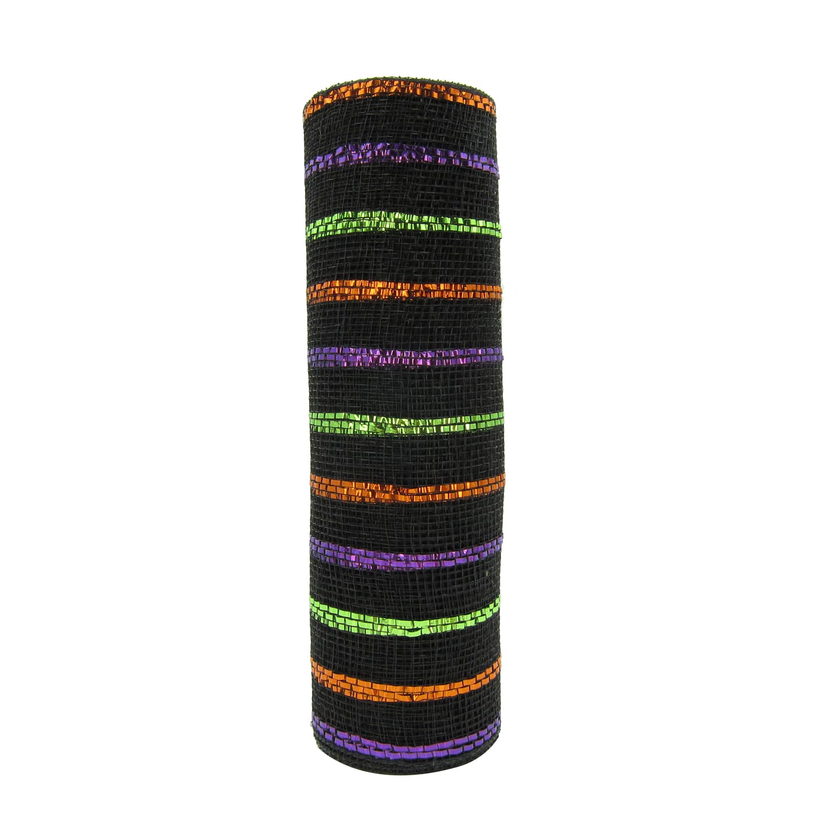 10" x 19ft. Black Striped Mesh by Celebrate It™