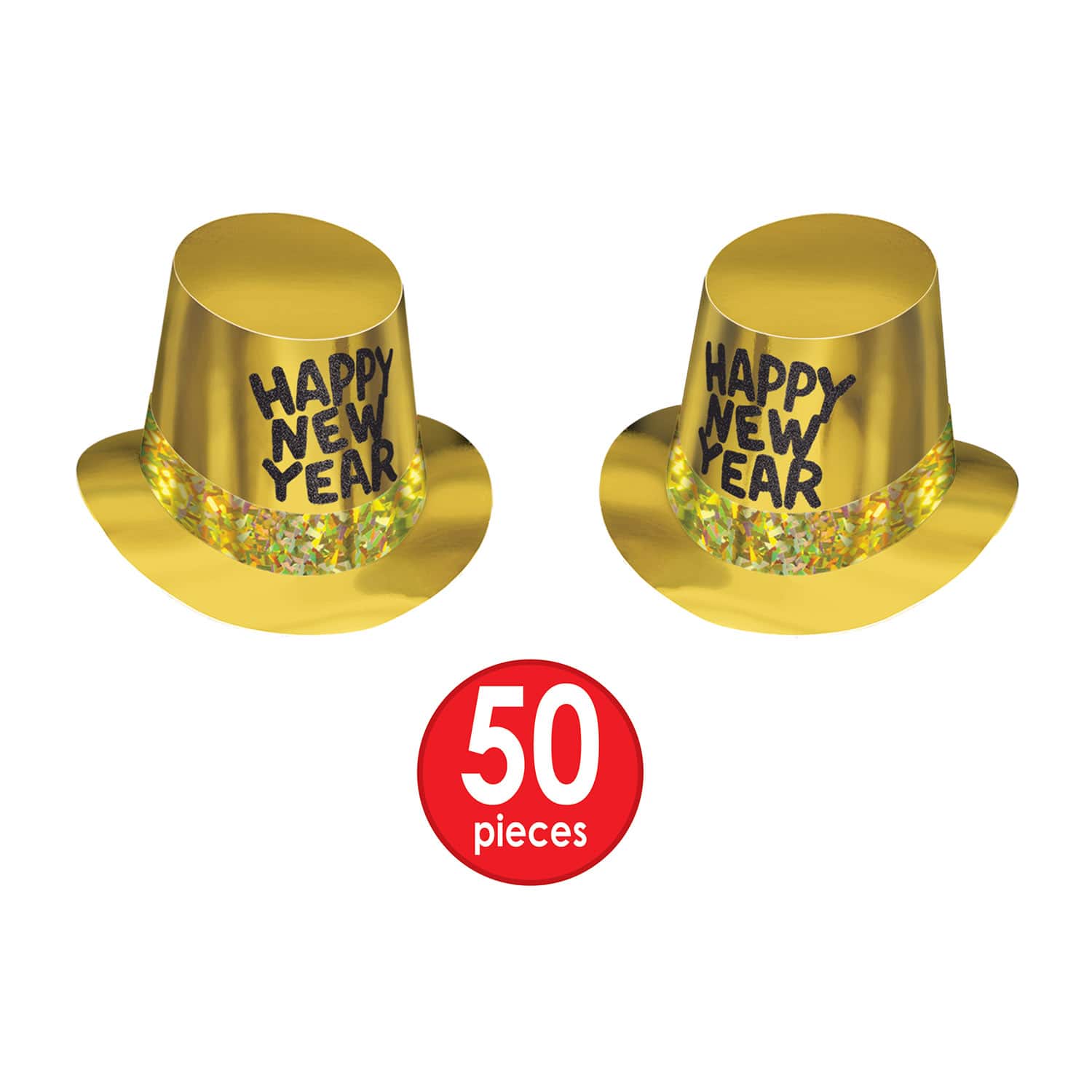 Beistle Black & Gold the Great New Year Accessory Kit