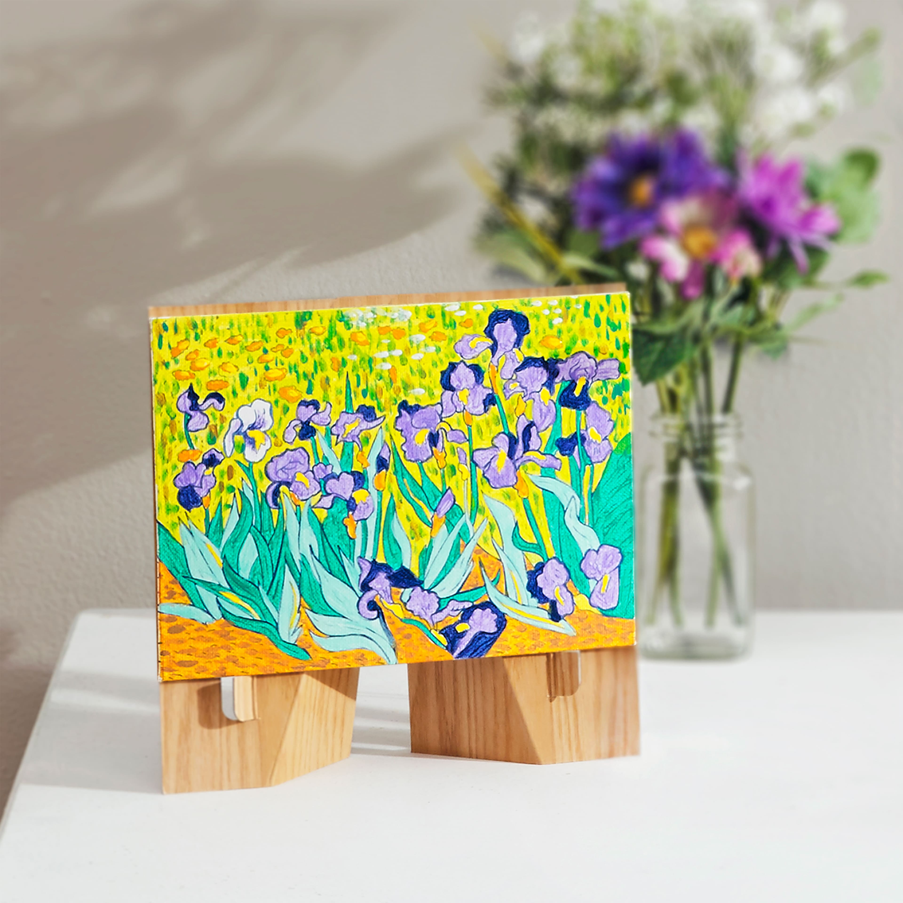 Faber-Castell Paint by Number Museum Series., Irises