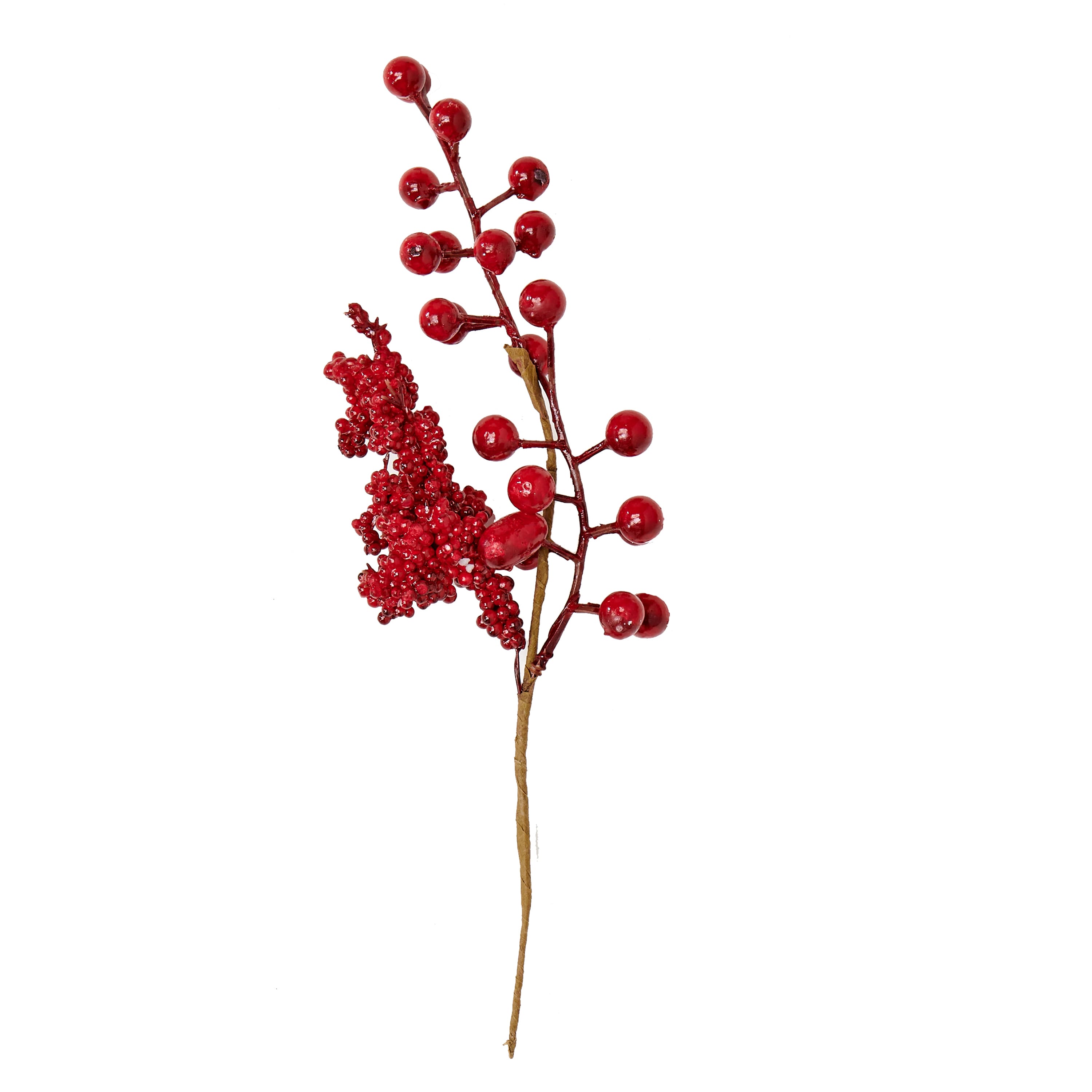 10" Christmas Weatherproof Red Berry Picks, 6ct.