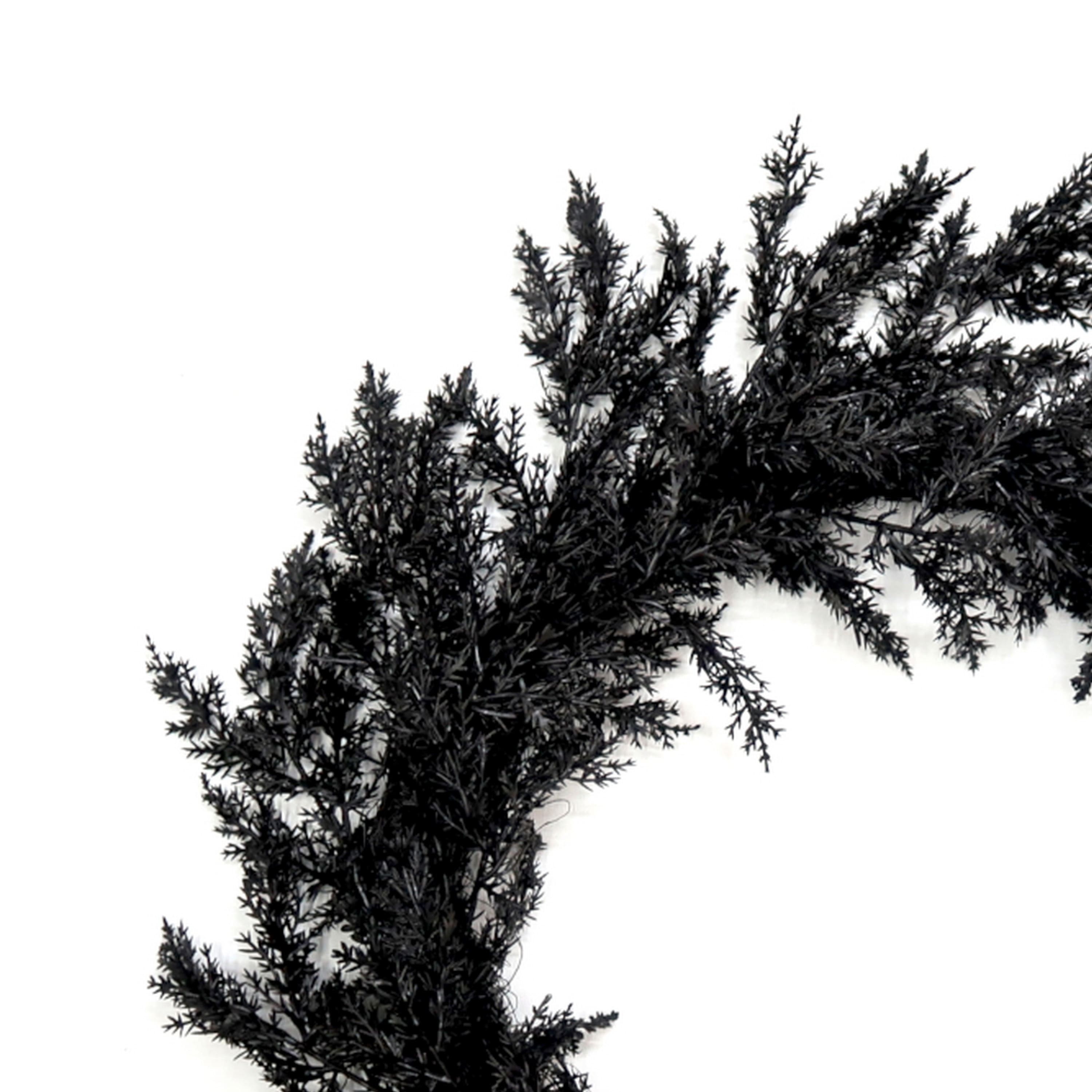26" Black Cypress Wreath by Ashland®