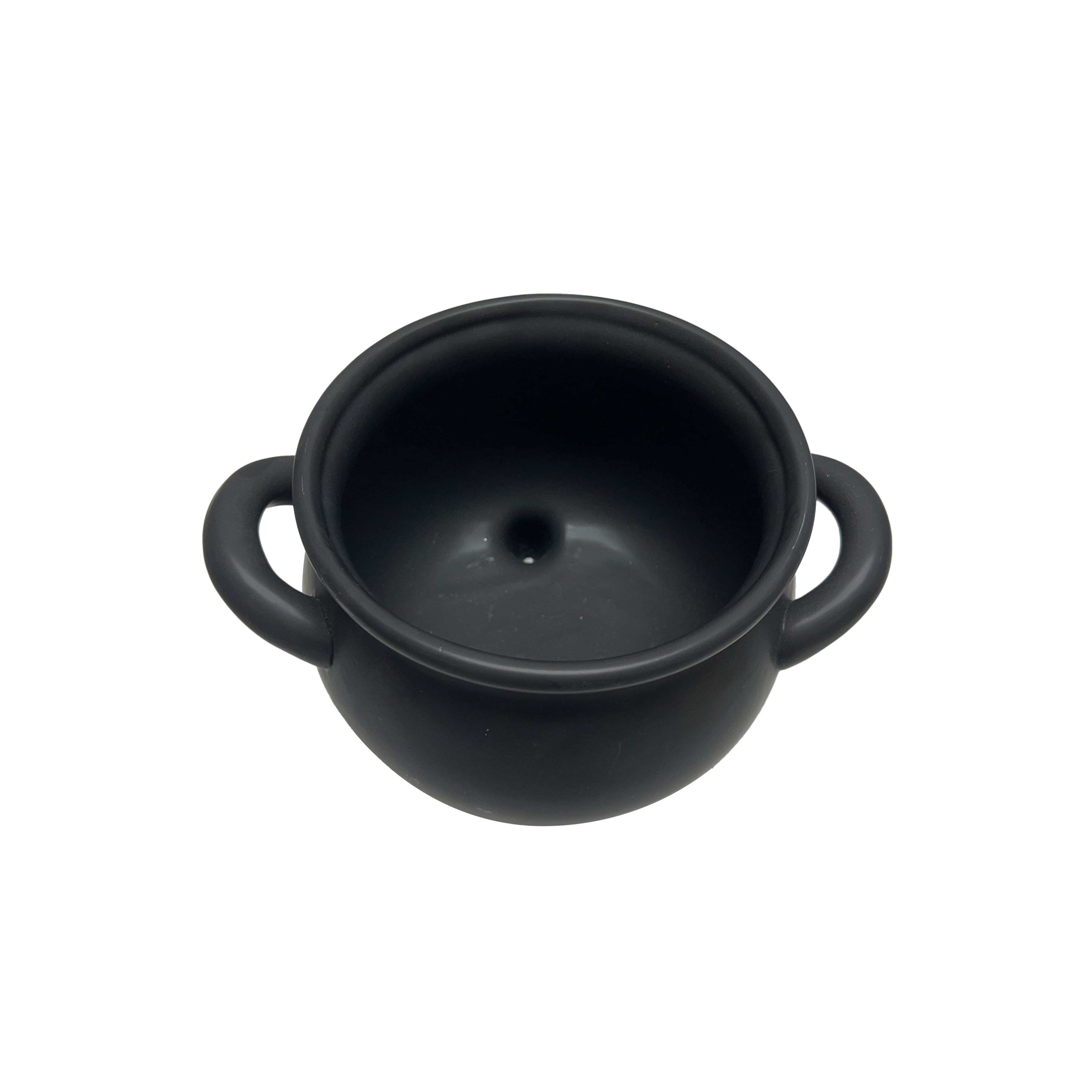 Black Ceramic Cauldron by Ashland®