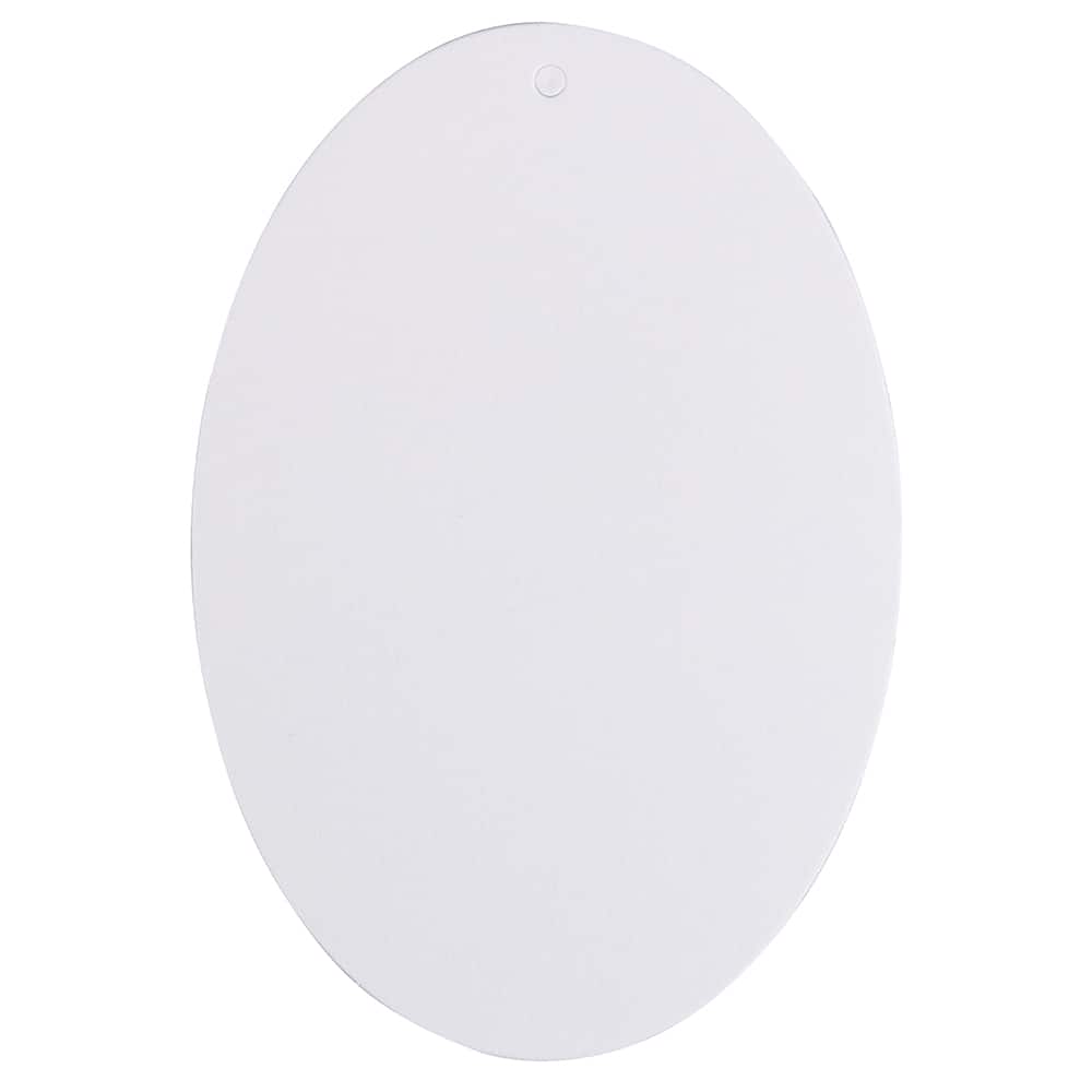 JAM Paper White Large Oval Gift Tags, 10ct.