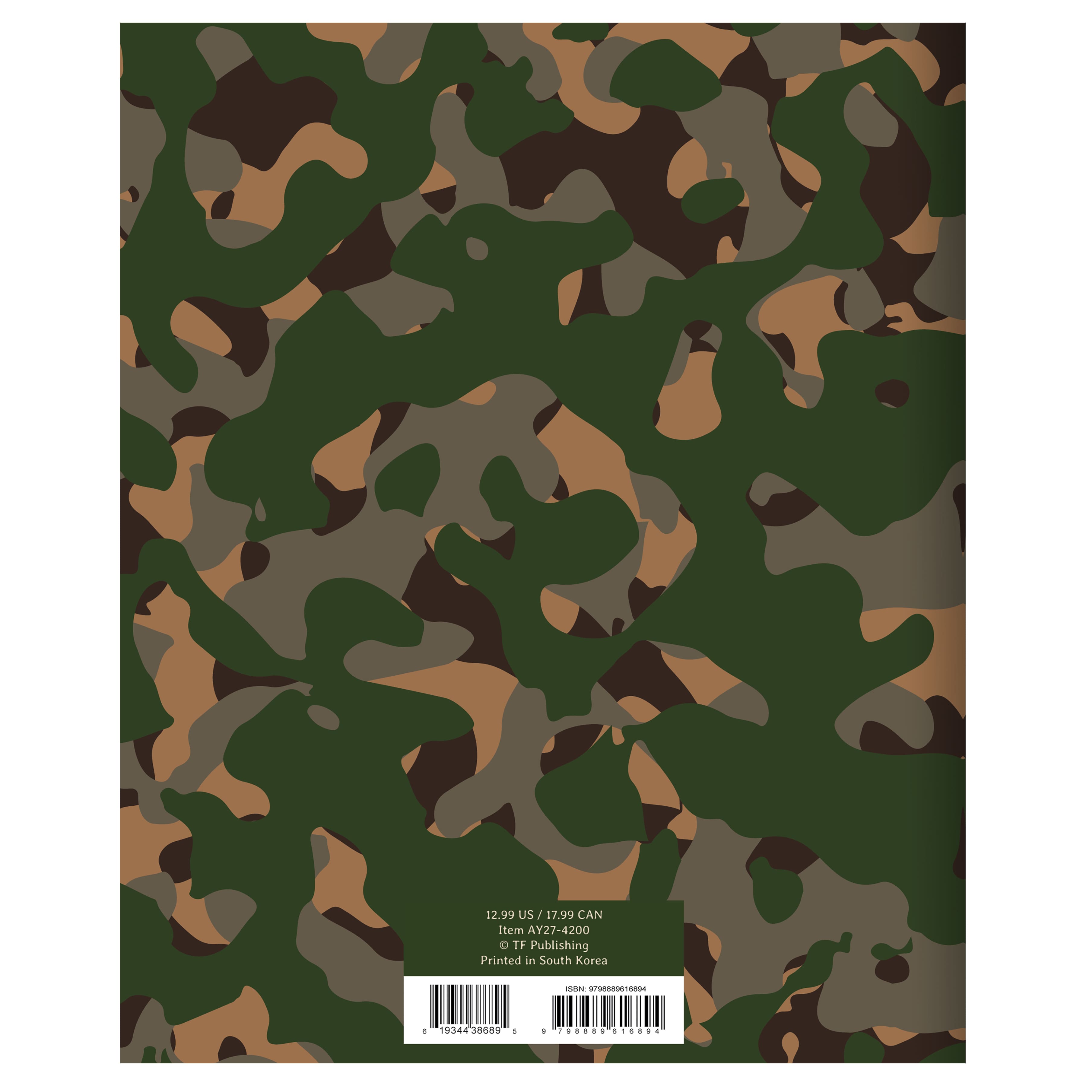 TF Publishing 2026-27 Camo Monthly Planner