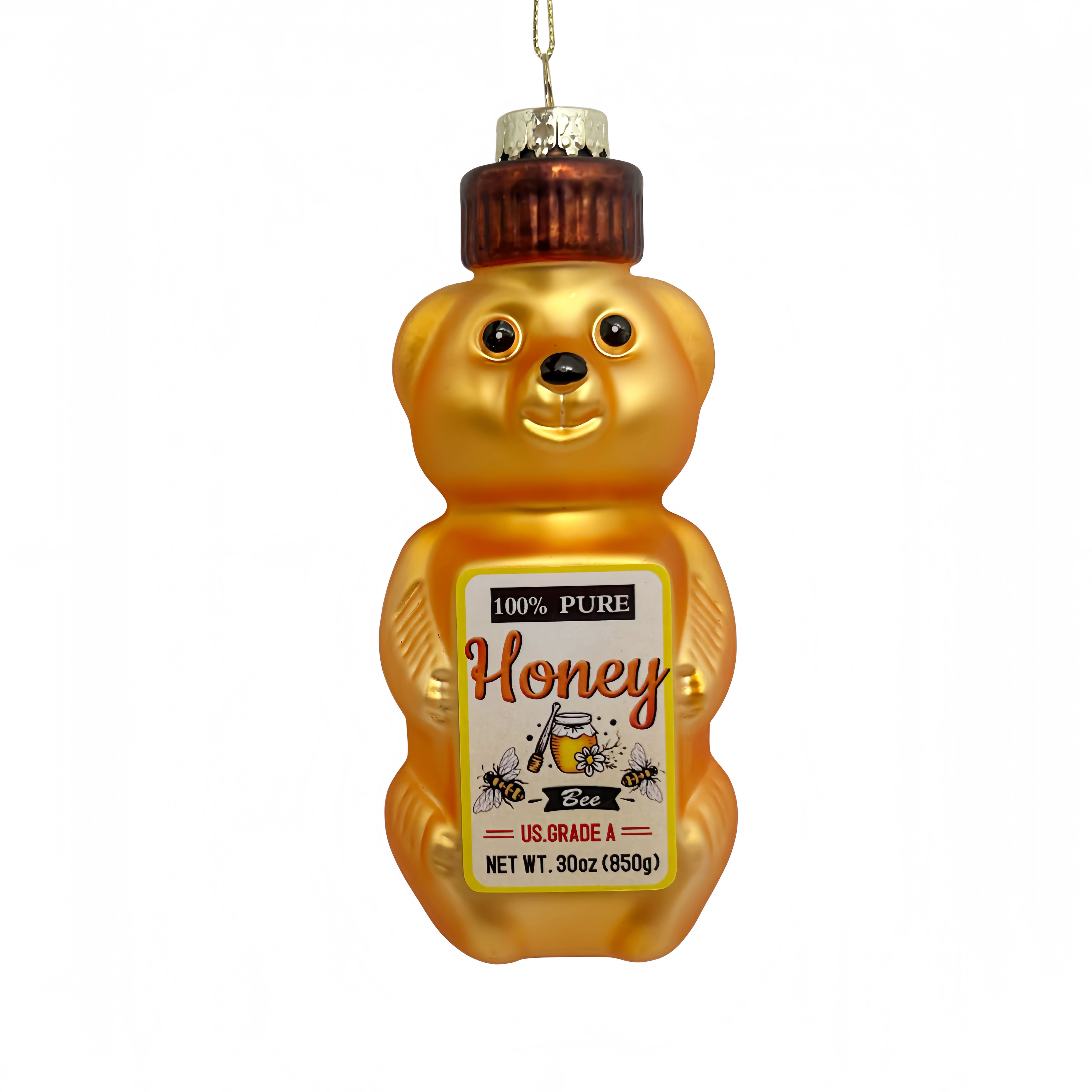 5" Honey Bear Glass Ornament by Ashland®