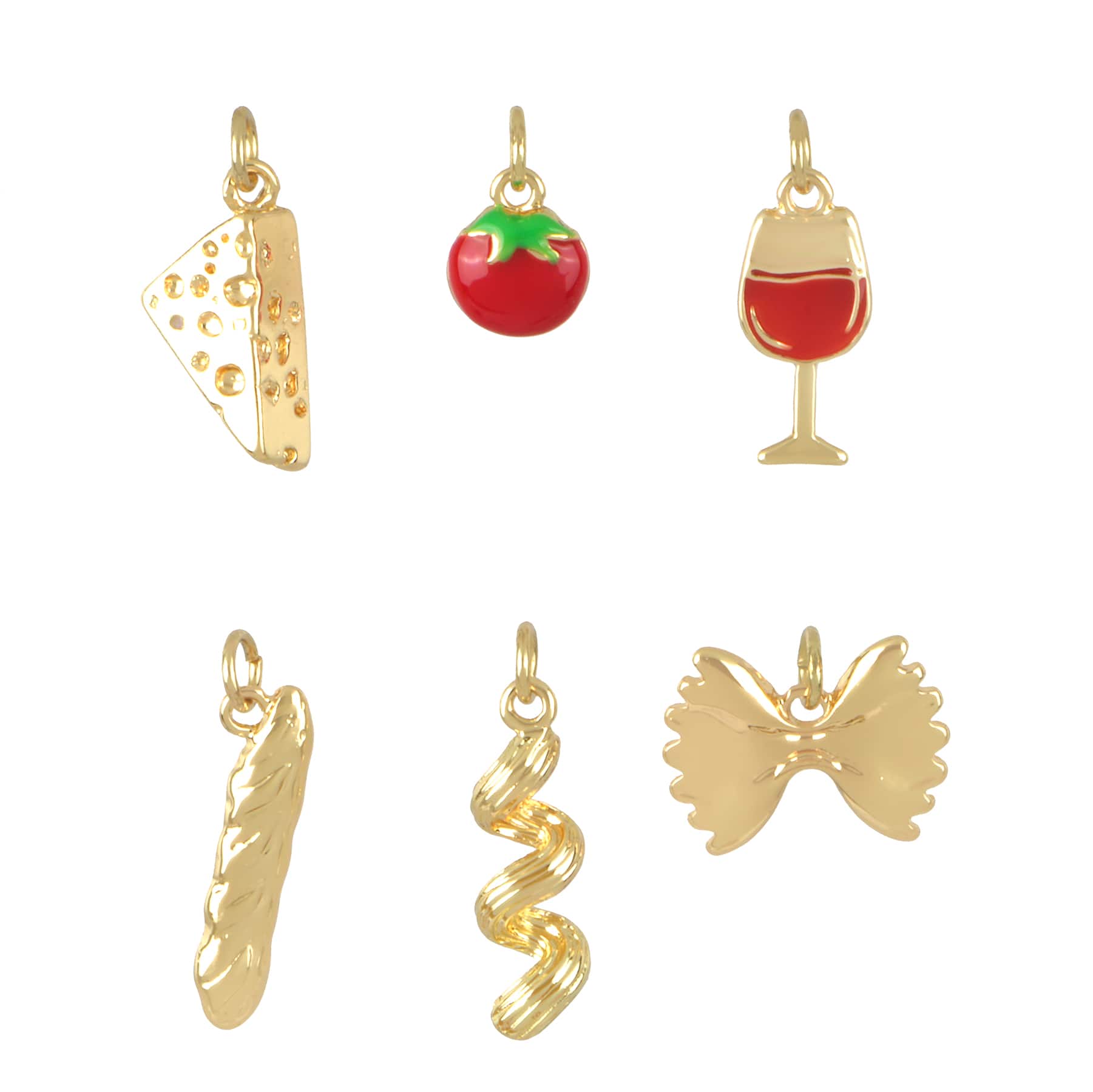 Gold Italian Food Charm by Bead Landing™