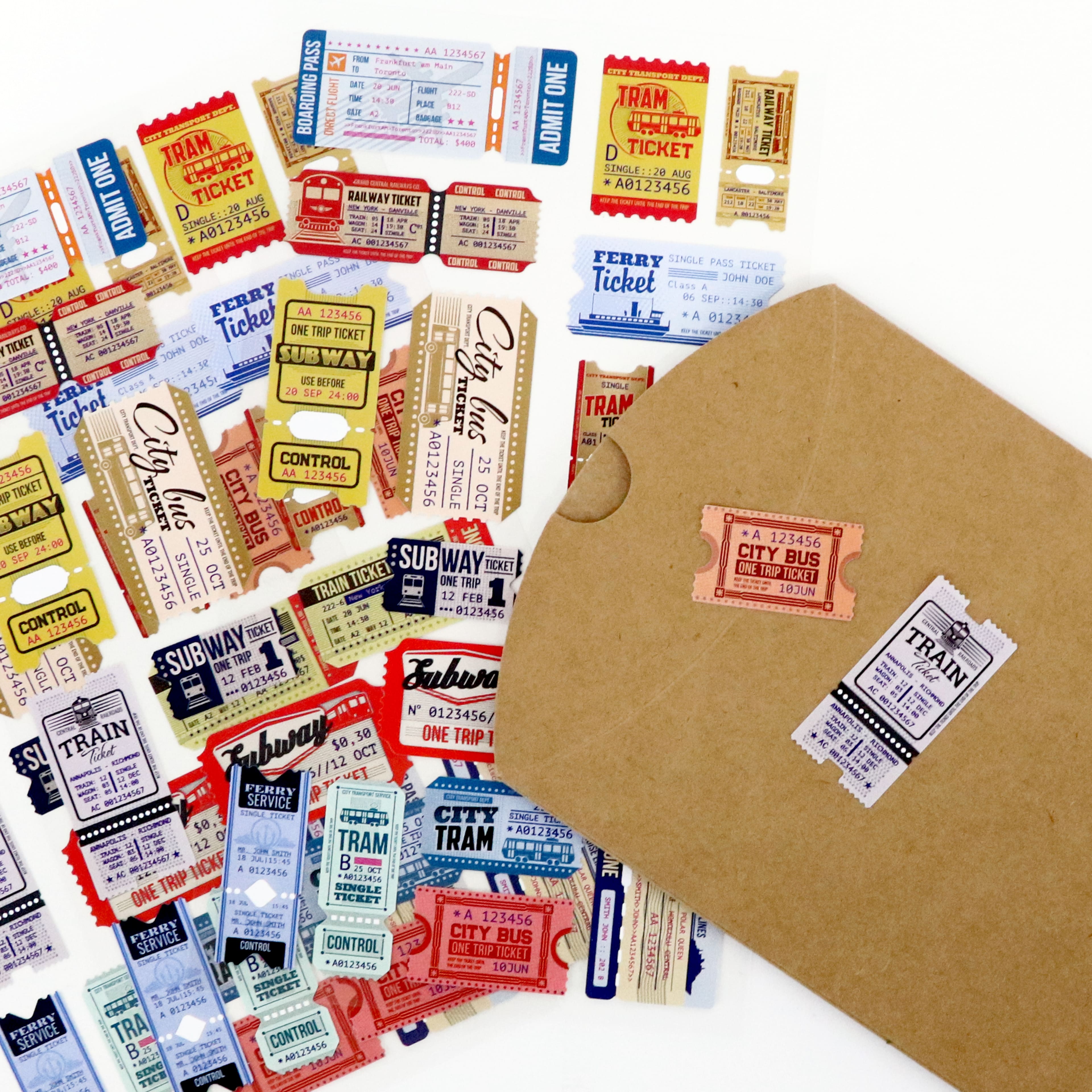 Travel Ticket Stickers by Recollections™