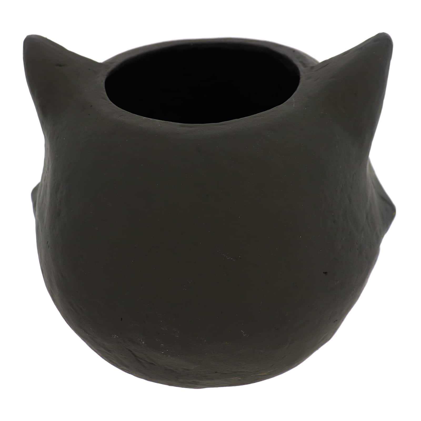 9.5" Black Cat Paper Mache Candy Bowl by Ashland®