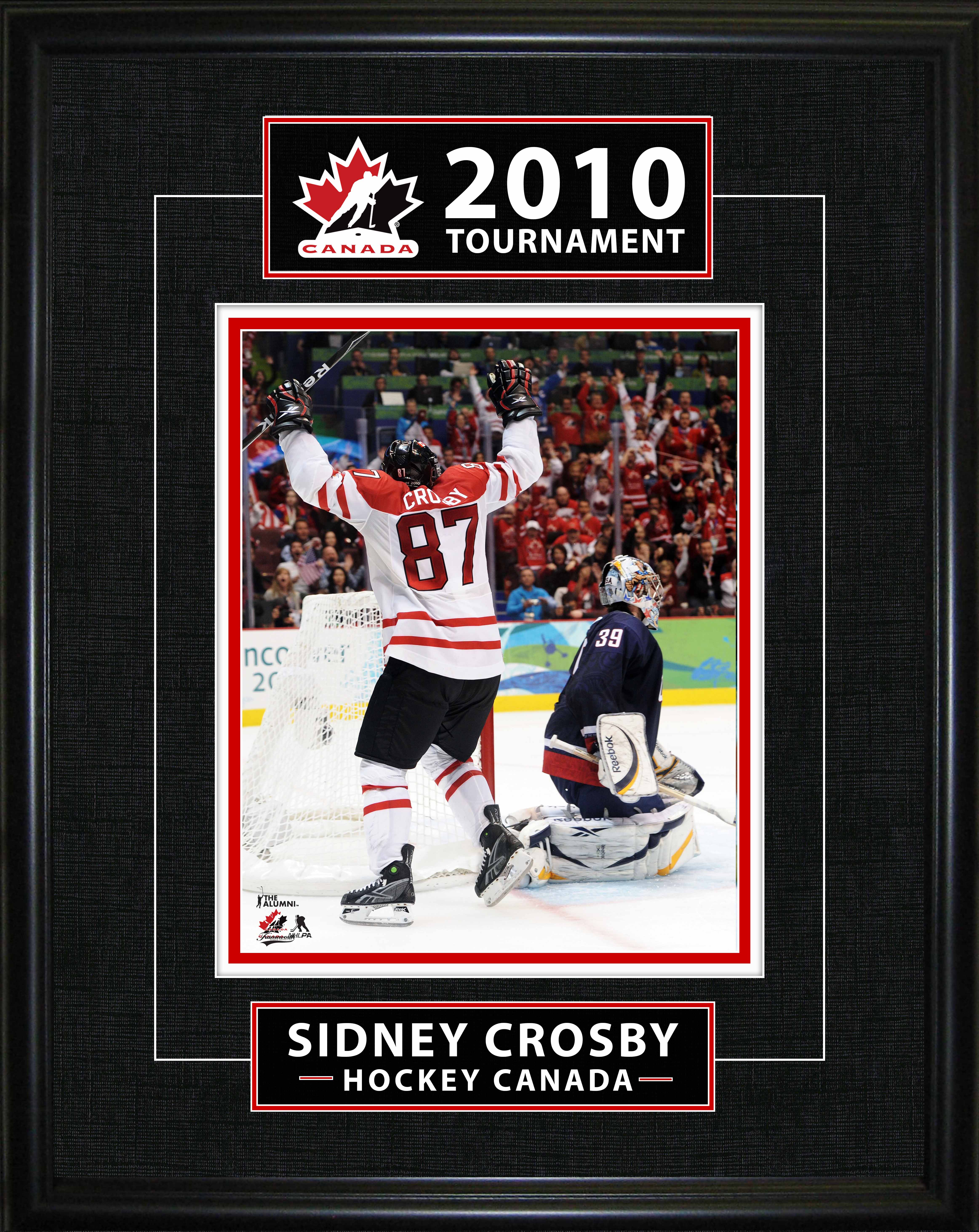 Sidney Crosby Framed 16" x 20" Classic Series 2010 Olympics Golden Goal
