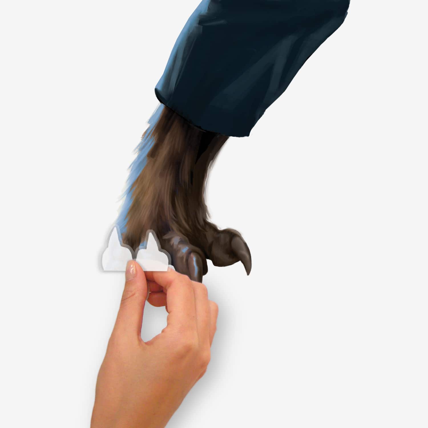 RoomMates Classic Monsters The Wolfman Giant Peel & Stick Wall Decals